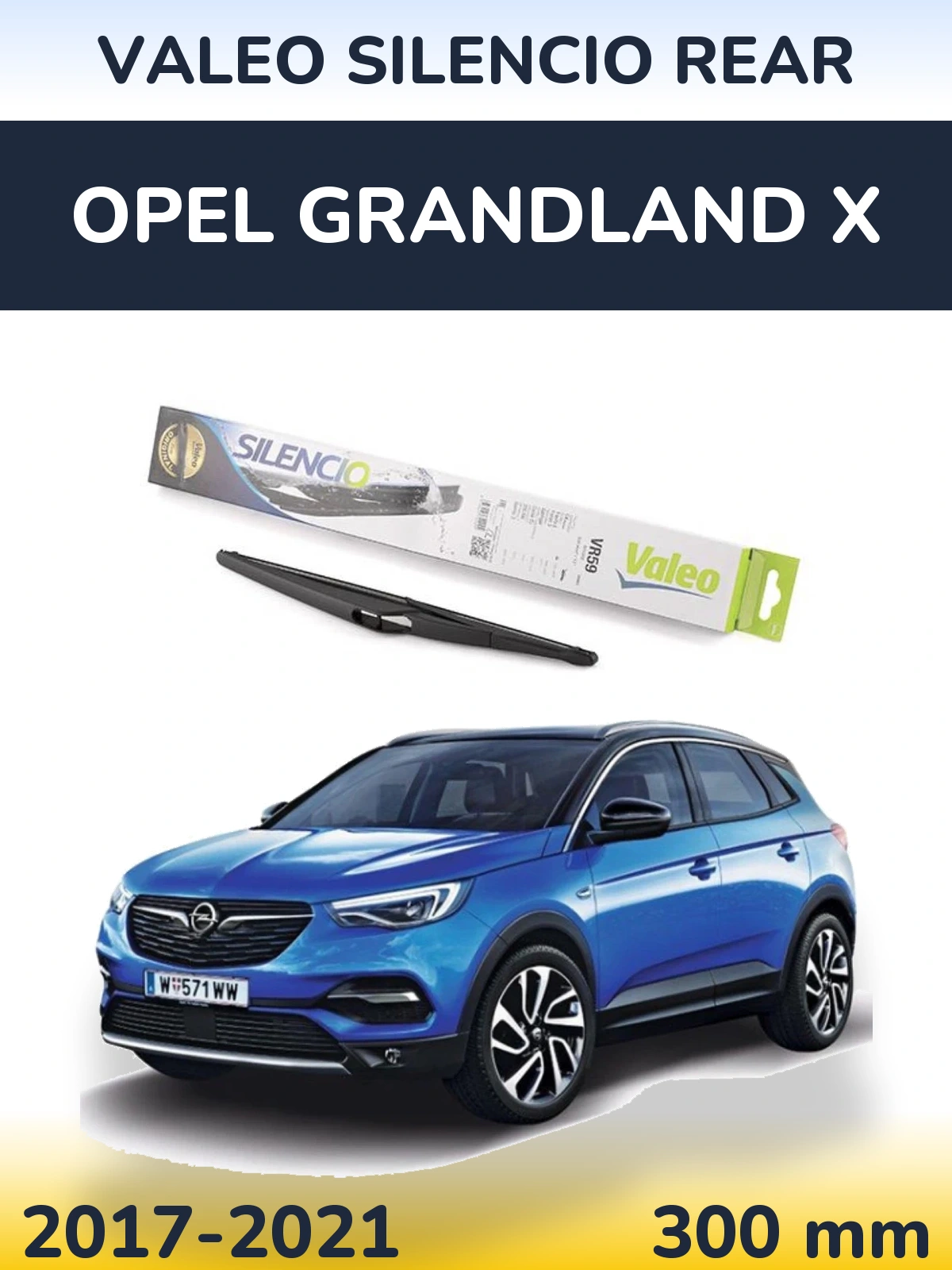 Ștergătoare Valeo Silencio Rear pentru Opel Grandland X