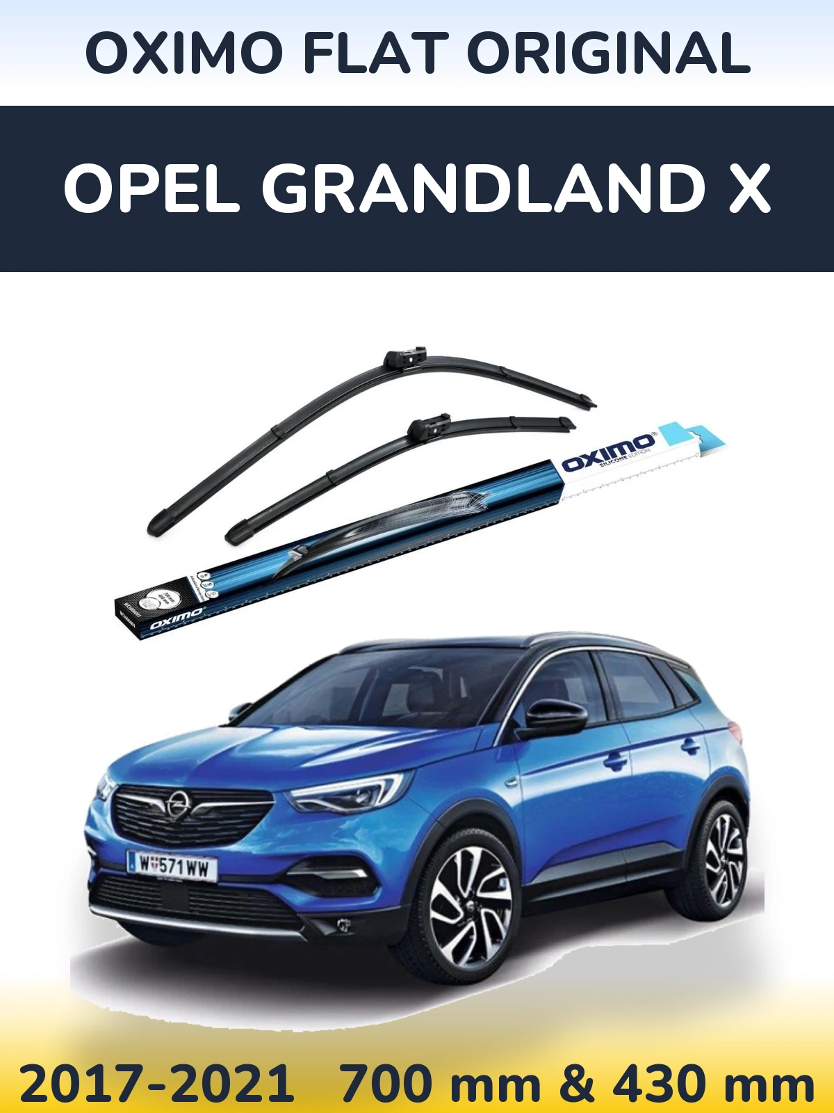 Ștergătoare Oximo Flat Original pentru Opel Grandland X