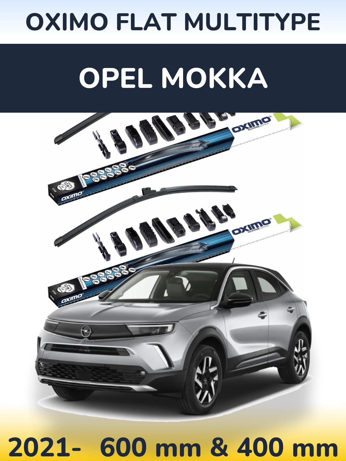 Ștergătoare Oximo Flat MultiTipe pentru Opel Mokka