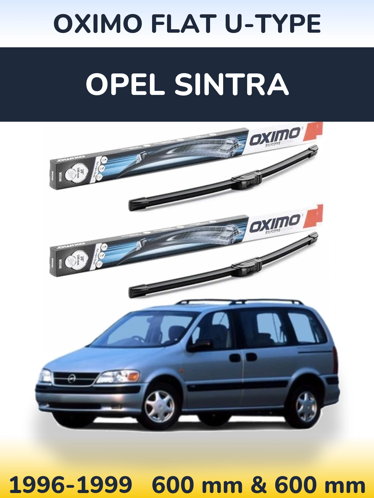 Ștergătoare Oximo Flat U-type pentru Opel Sintra