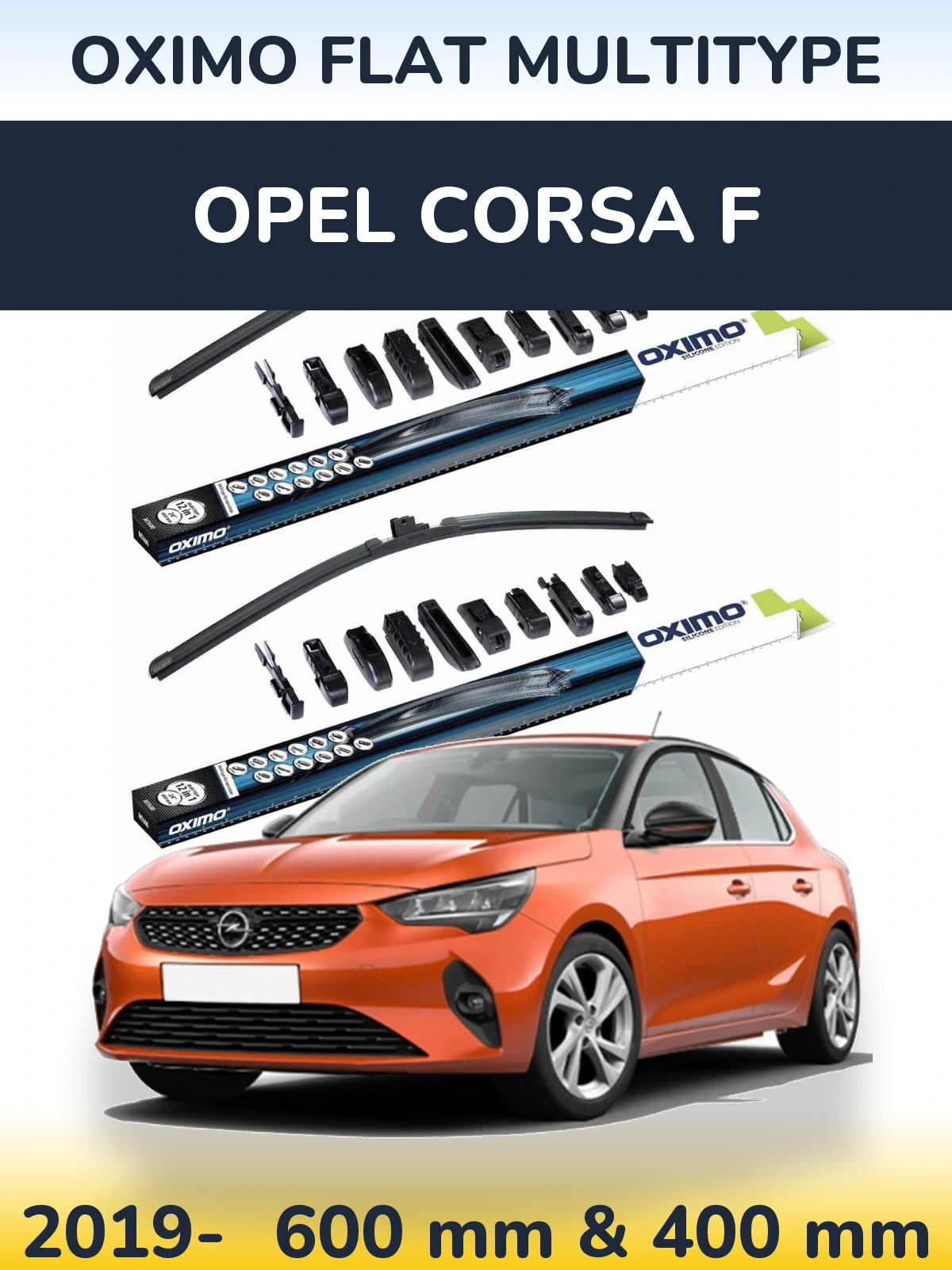 Ștergătoare Oximo Flat MultiTipe pentru Opel Corsa F