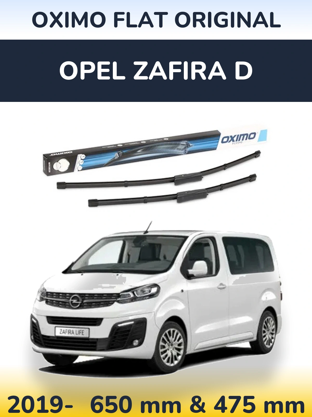 Ștergătoare Oximo Flat Original pentru Opel Zafira D