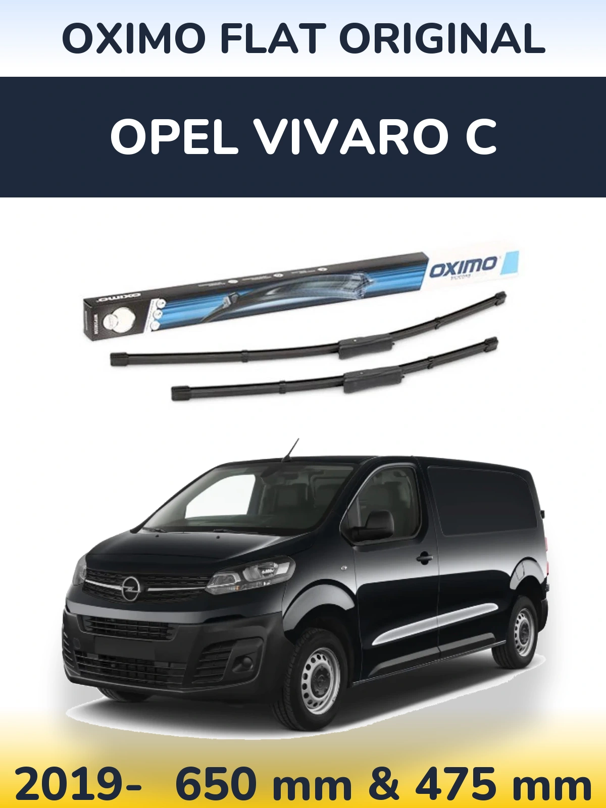 Ștergătoare Oximo Flat Original pentru Opel Vivaro C