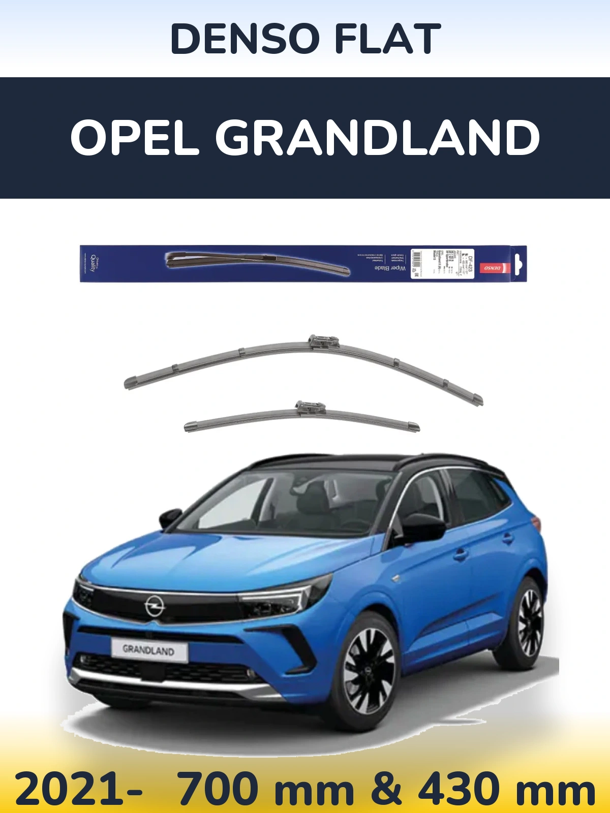 Ștergătoare Denso Flat pentru Opel Grandland