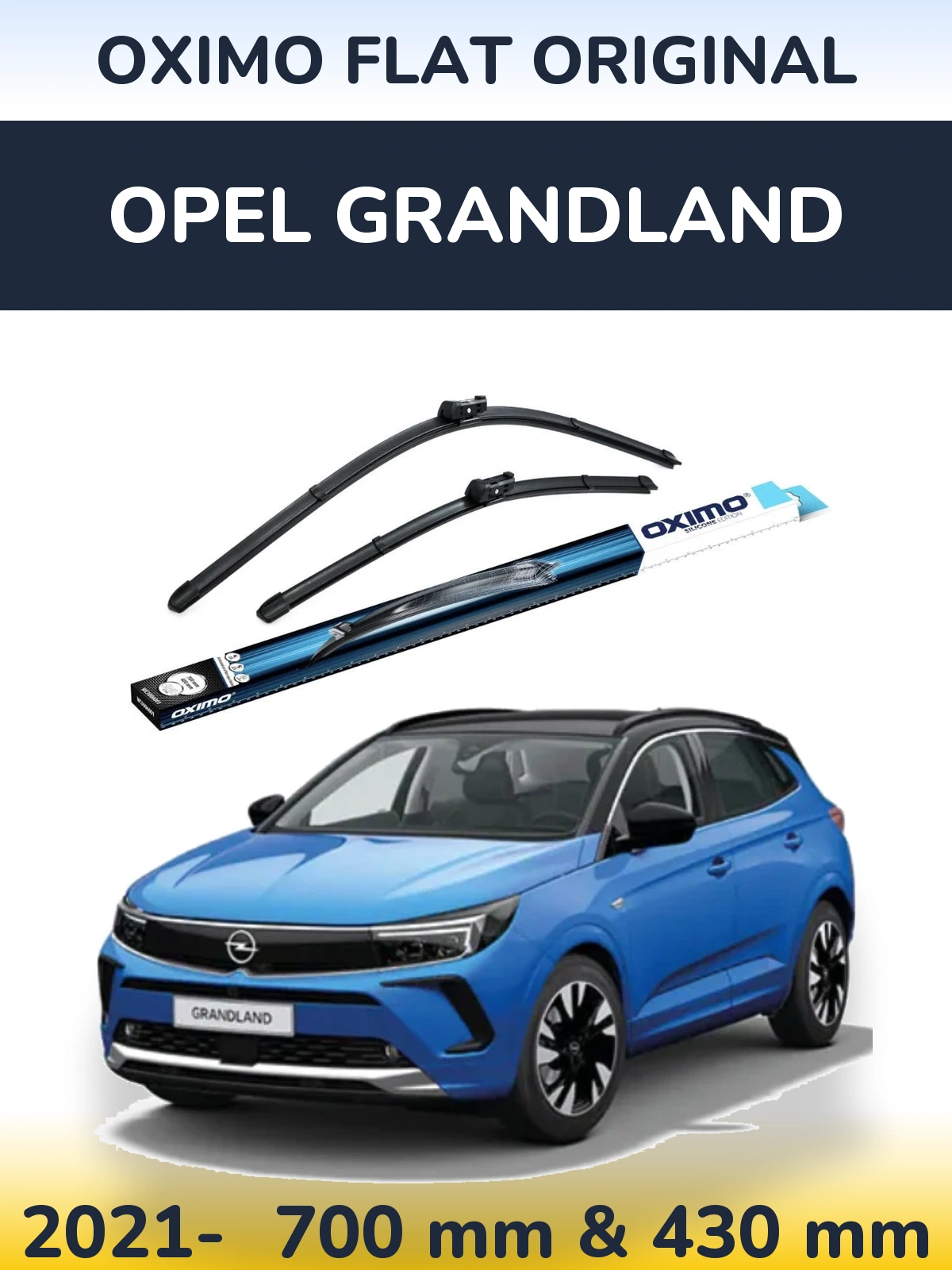 Ștergătoare Oximo Flat Original pentru Opel Grandland