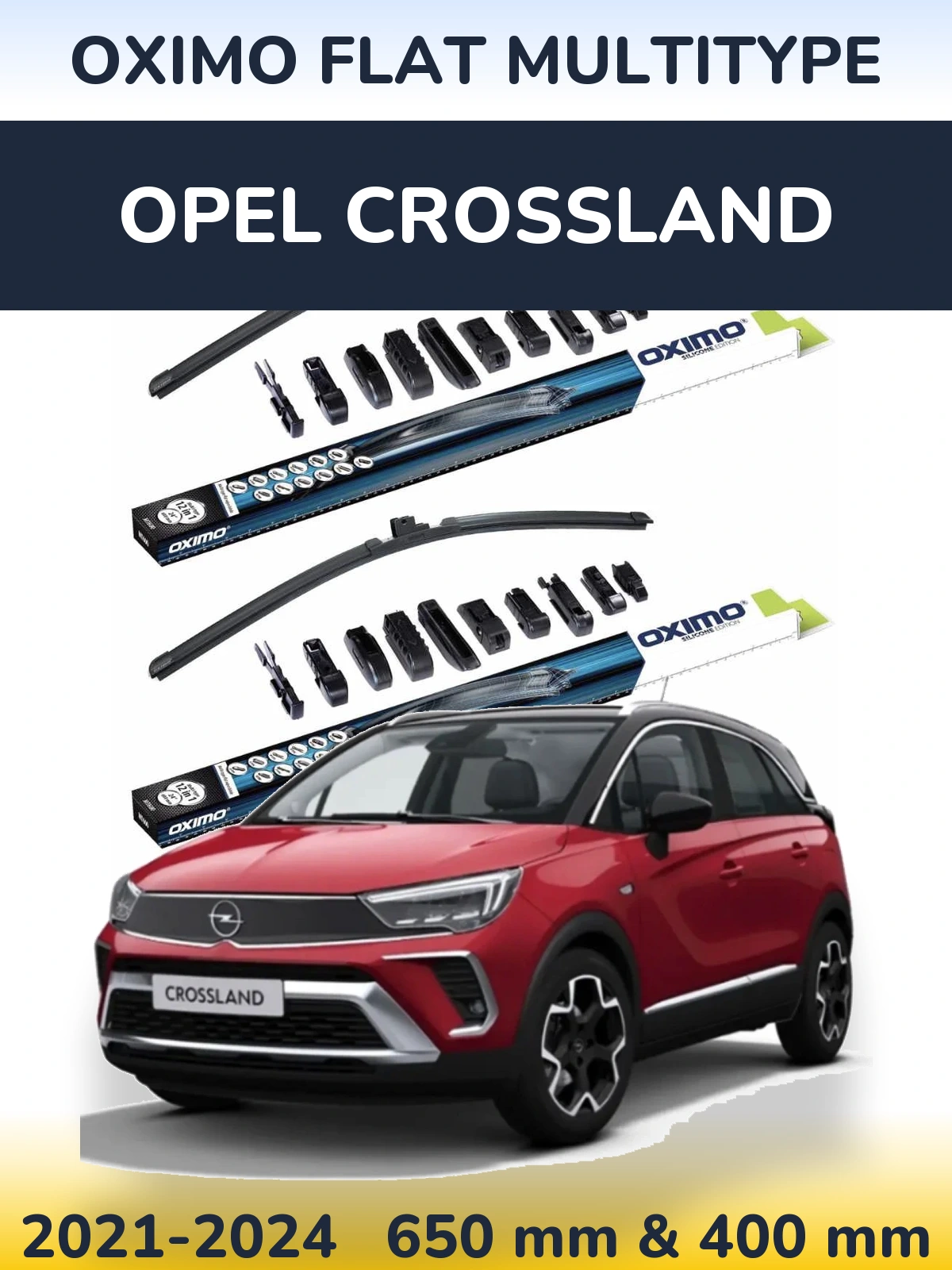 Ștergătoare Oximo Flat MultiTipe pentru Opel Crossland