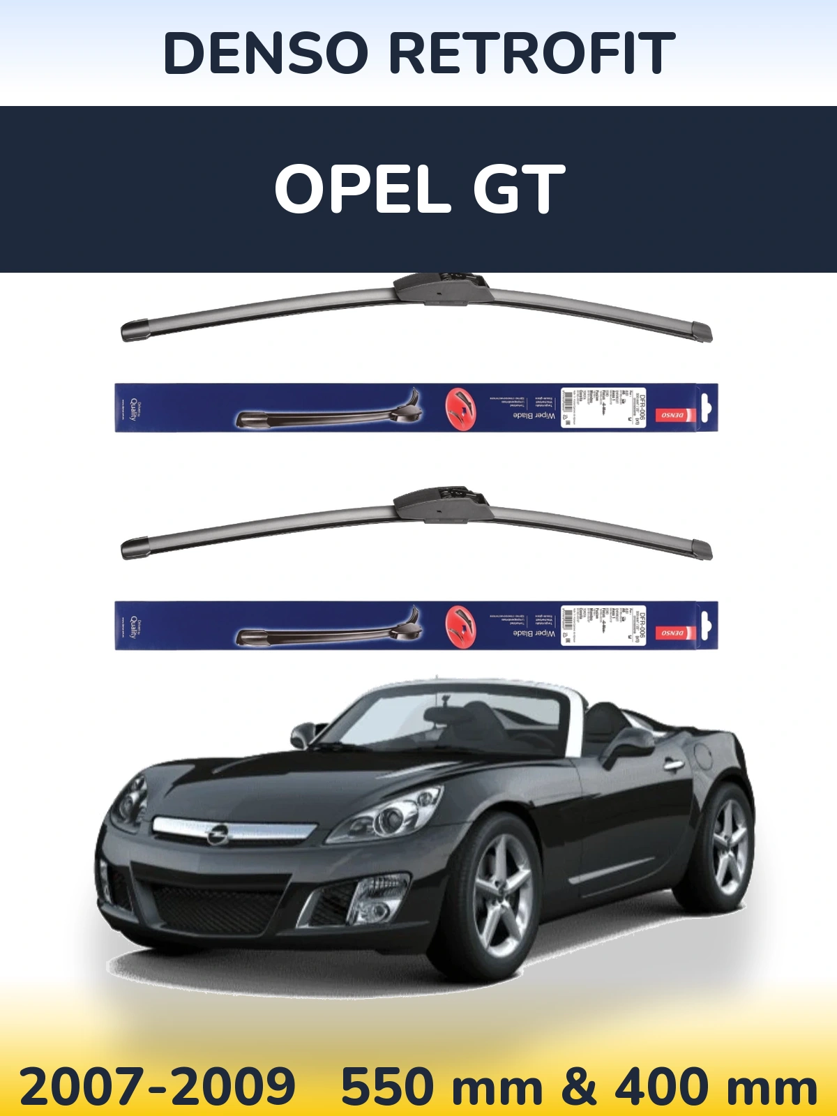 Ștergătoare Denso Retrofit pentru Opel GT