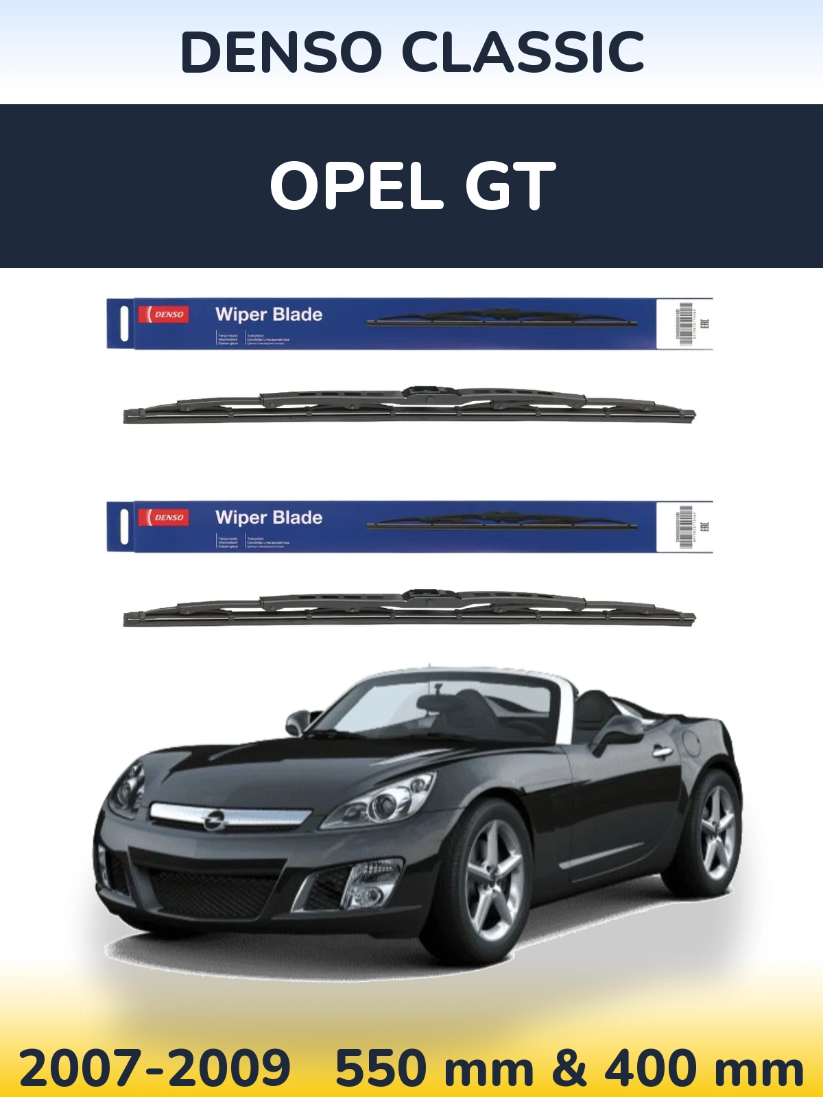 Ștergătoare Denso Classic pentru Opel GT