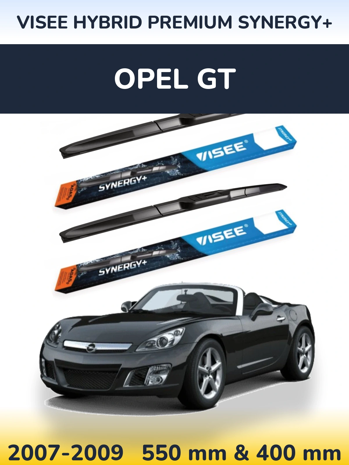 Ștergătoare VISEE HYBRID PREMIUM SYNERGY+ pentru Opel GT