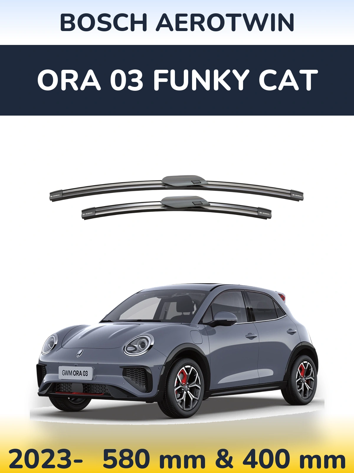 Ștergătoare BOSCH AeroTwin pentru ORA 03 Funky Cat
