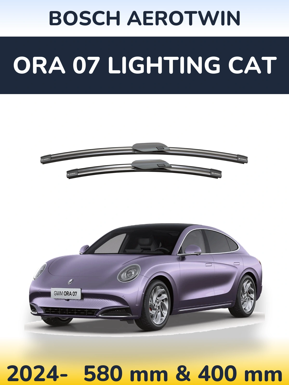 Ștergătoare BOSCH AeroTwin pentru ORA 07 Lighting Cat
