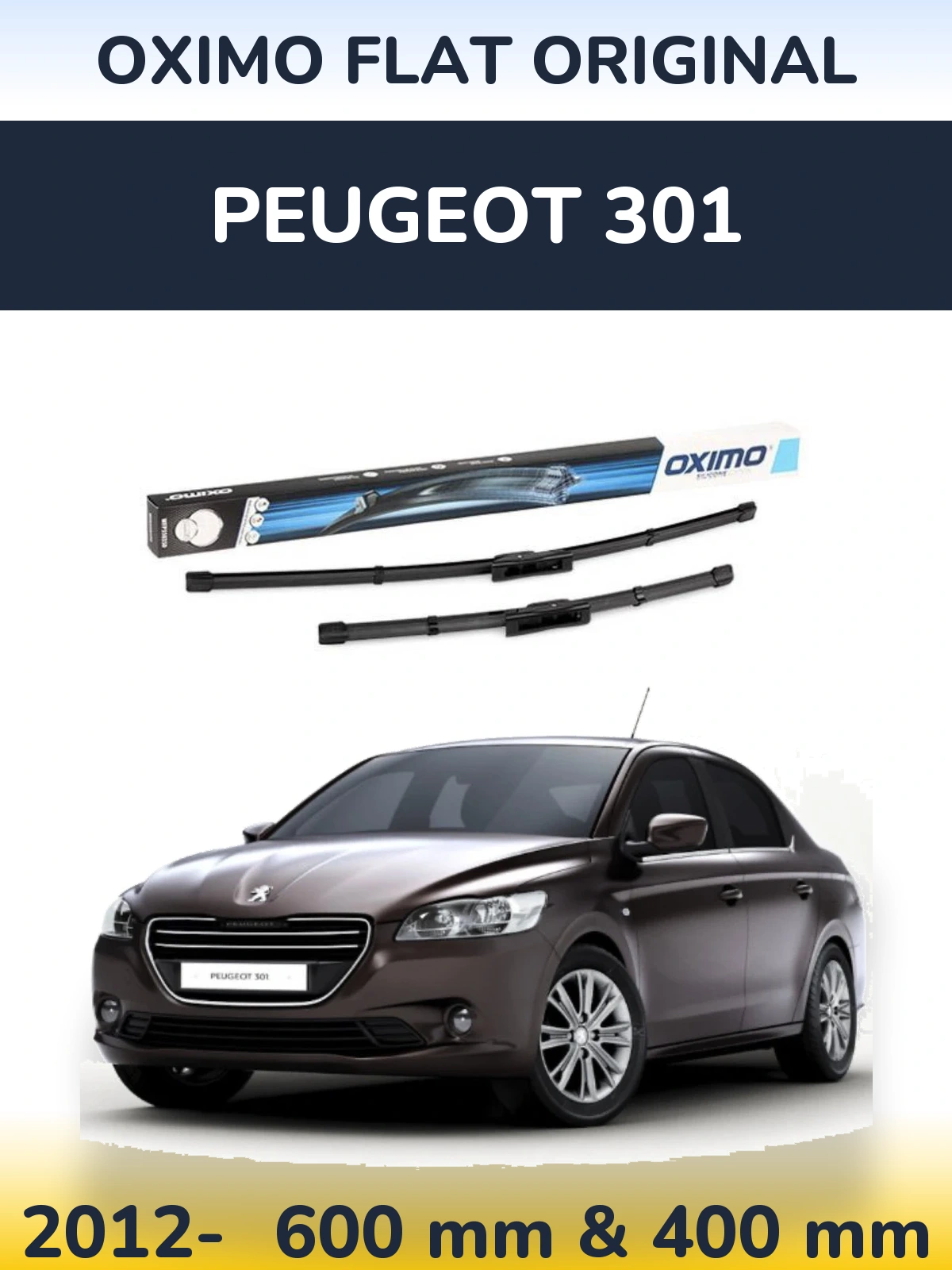 Ștergătoare Oximo Flat Original pentru Peugeot 301