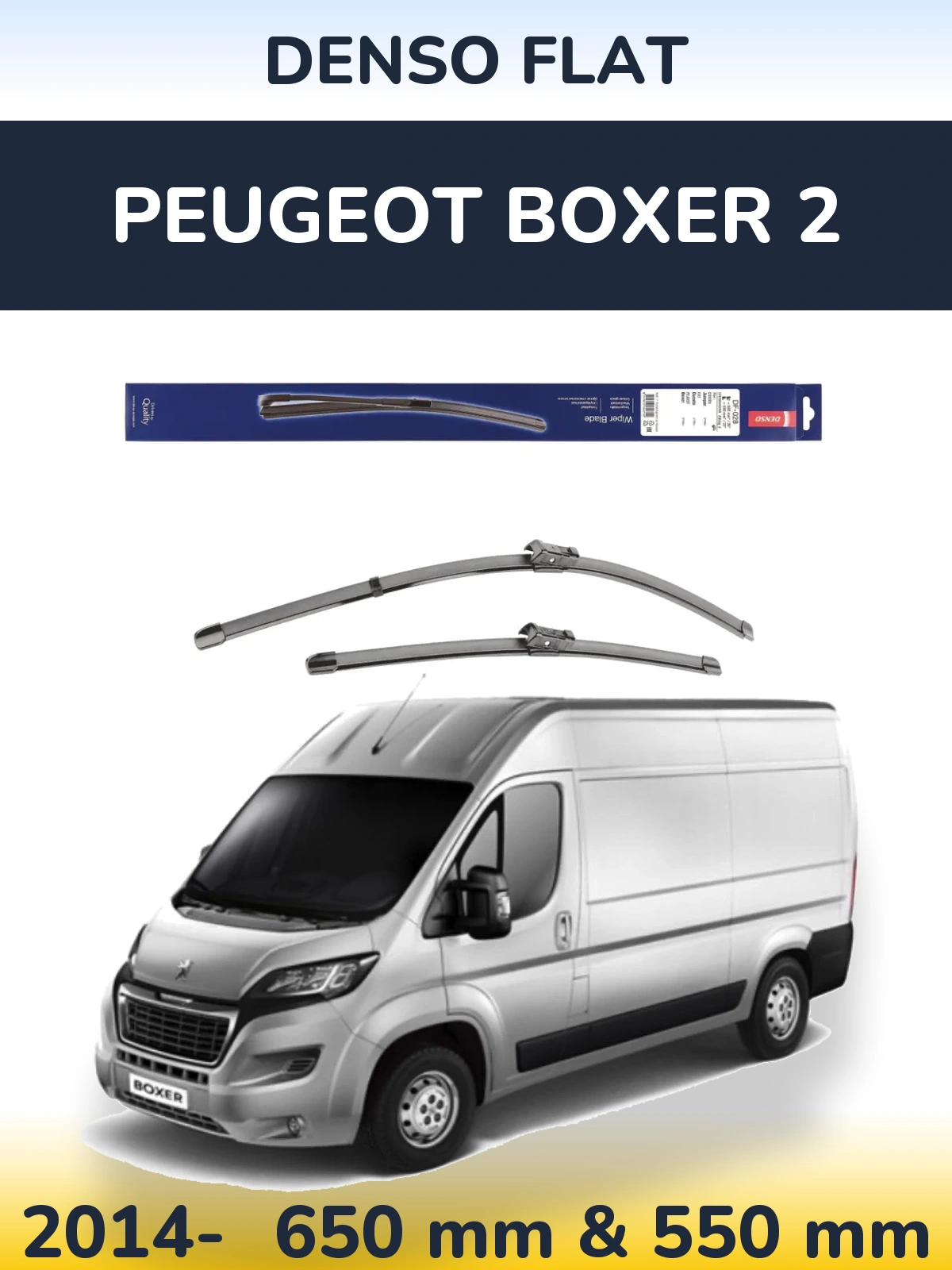 Ștergătoare Denso Flat pentru Peugeot Boxer 2