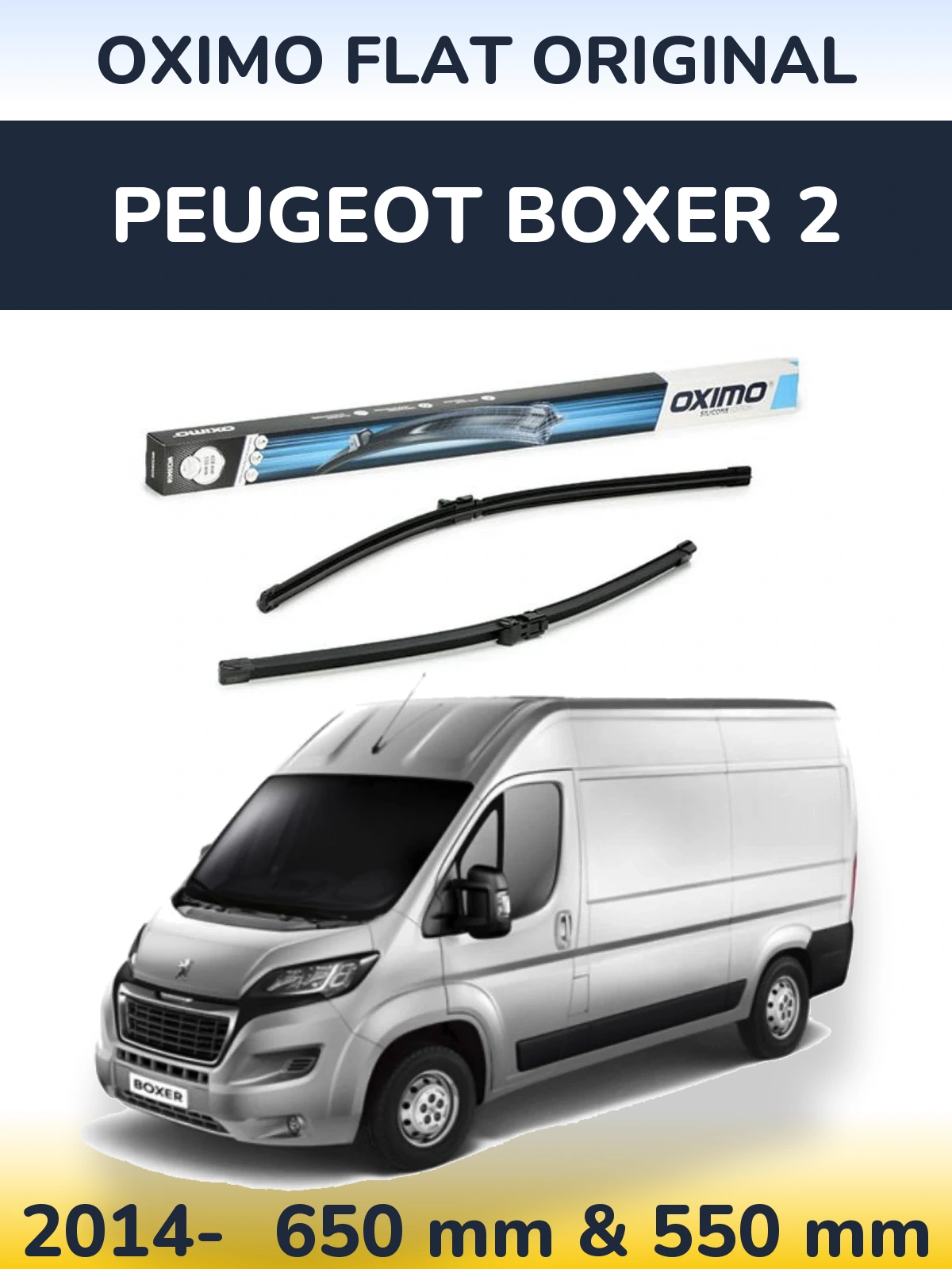 Ștergătoare Oximo Flat Original pentru Peugeot Boxer 2