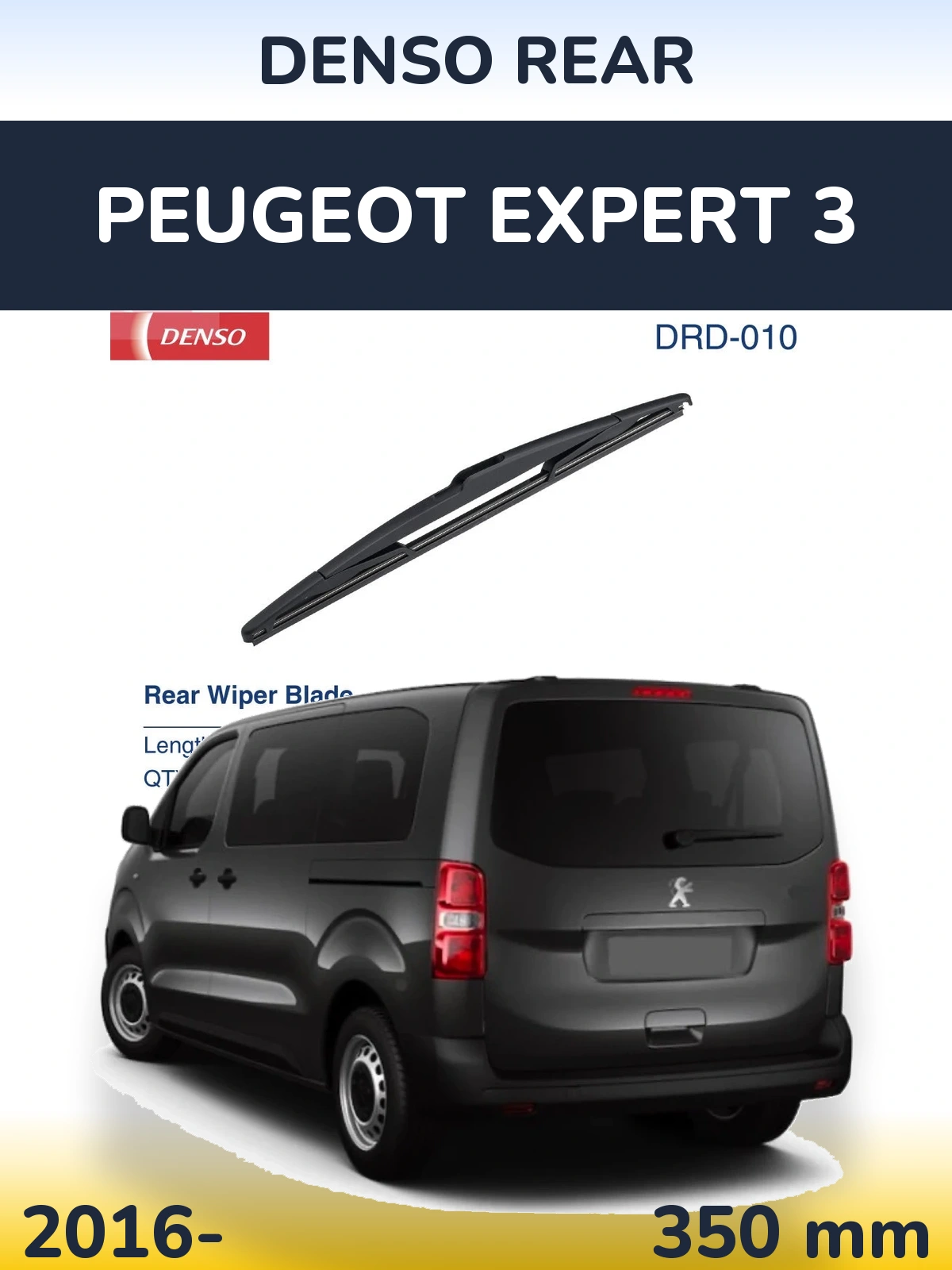 Ștergătoare Denso Rear pentru Peugeot Expert 3