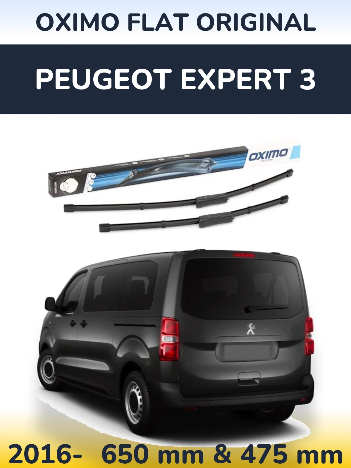 Ștergătoare Oximo Flat Original pentru Peugeot Expert 3