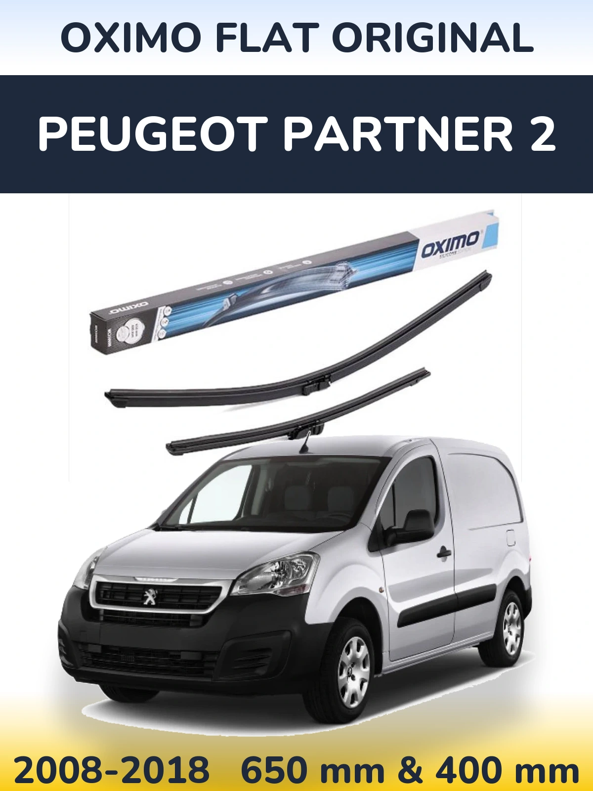 Ștergătoare Oximo Flat Original pentru Peugeot Partner 2