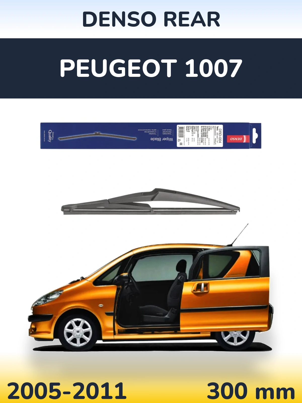 Ștergătoare Denso Rear pentru Peugeot 1007