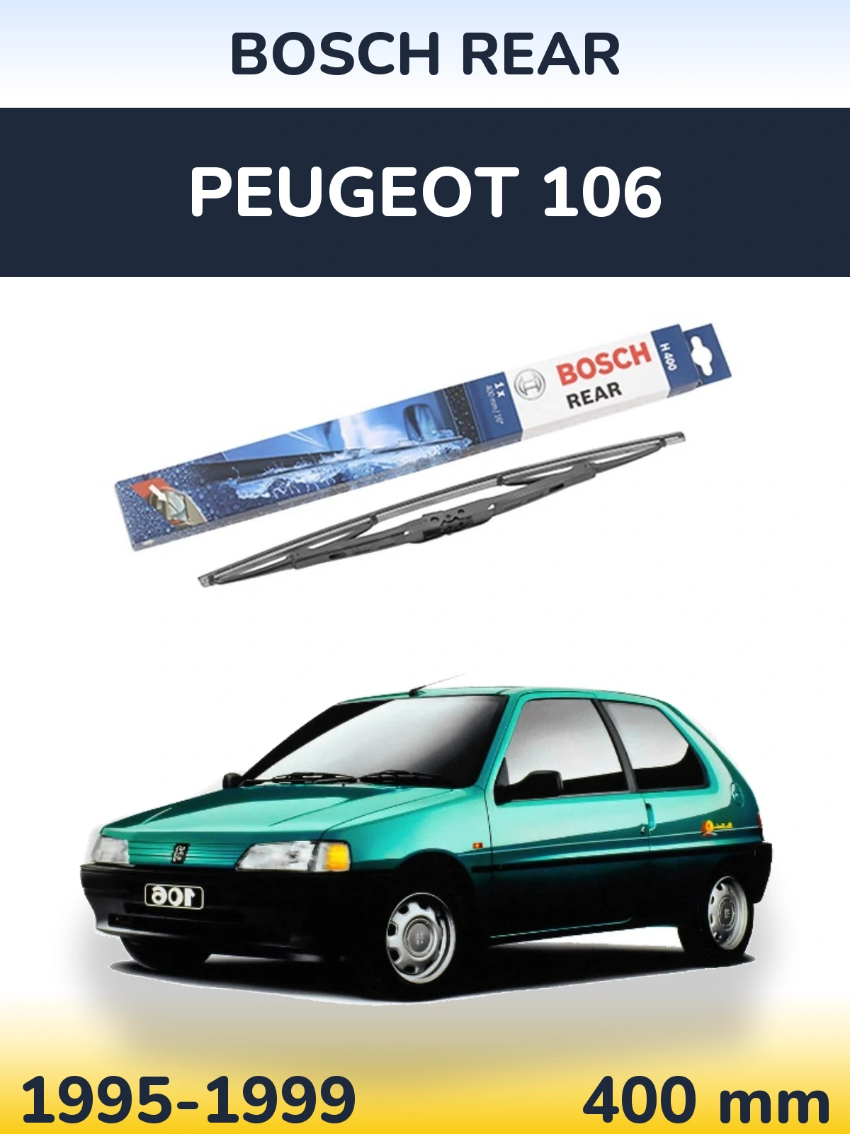 Ștergătoare BOSCH Rear pentru Peugeot 106