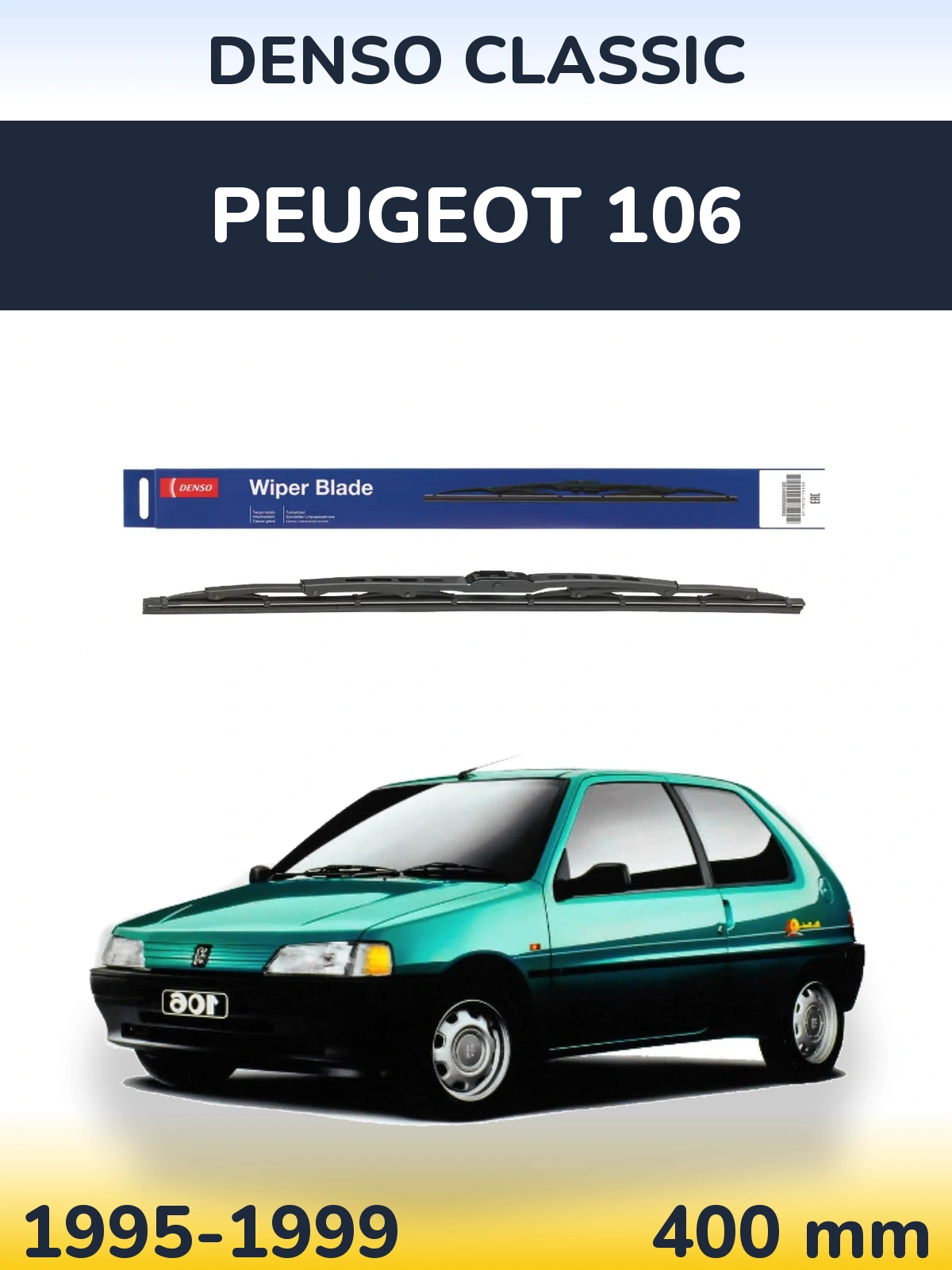 Ștergătoare Denso Classic pentru Peugeot 106