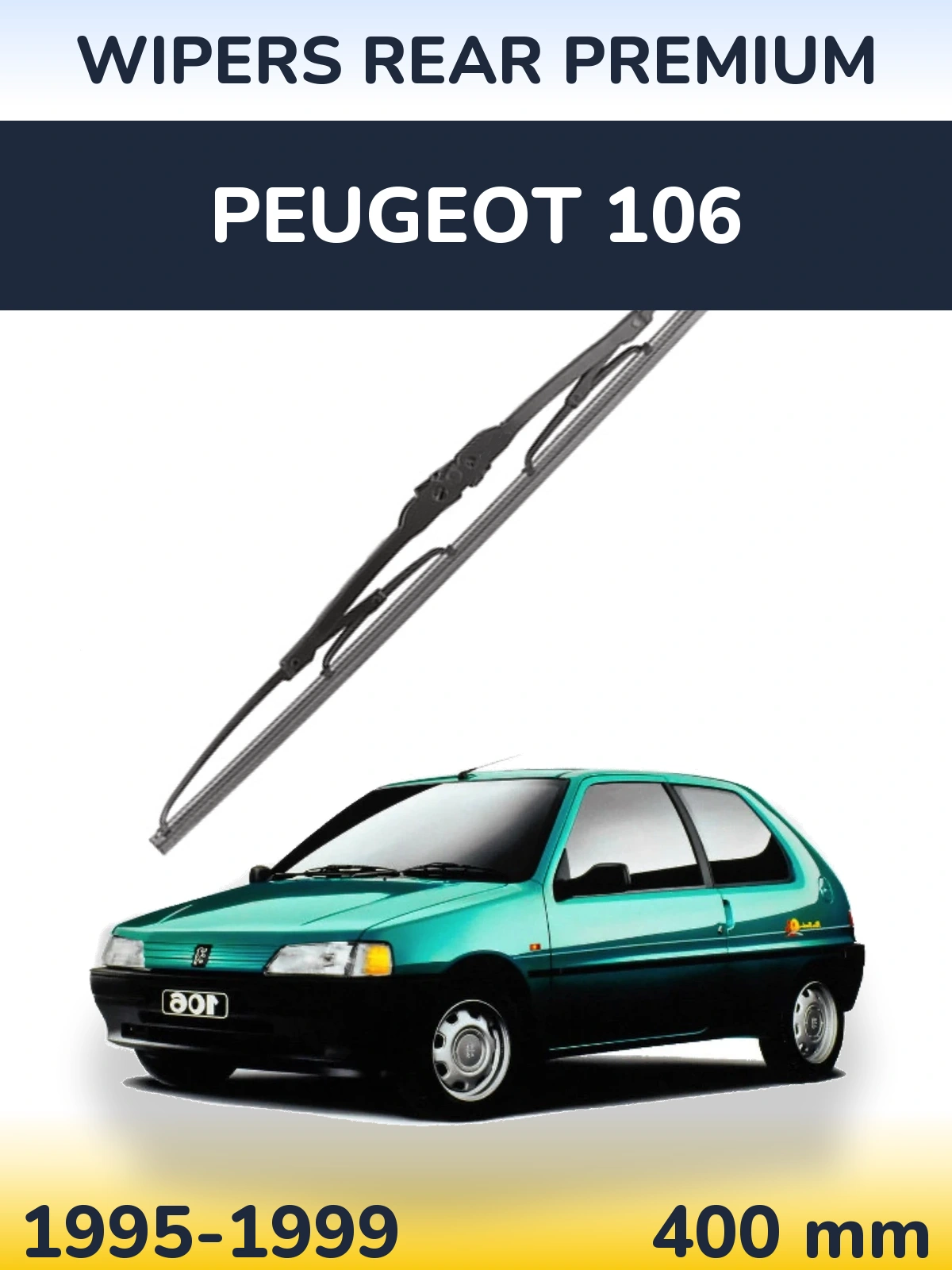 Ștergătoare WIPERS REAR PREMIUM pentru Peugeot 106