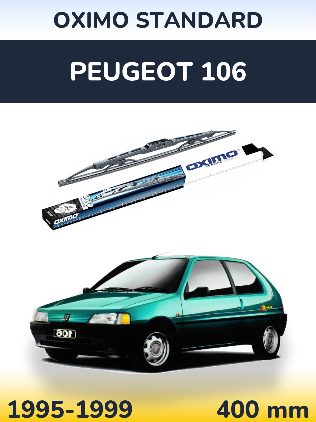 Ștergătoare Oximo Standard pentru Peugeot 106