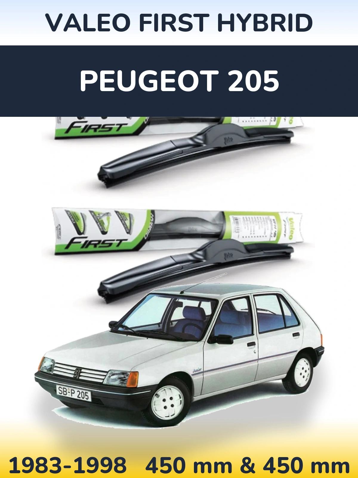 Ștergătoare Valeo First Hybrid pentru Peugeot 205