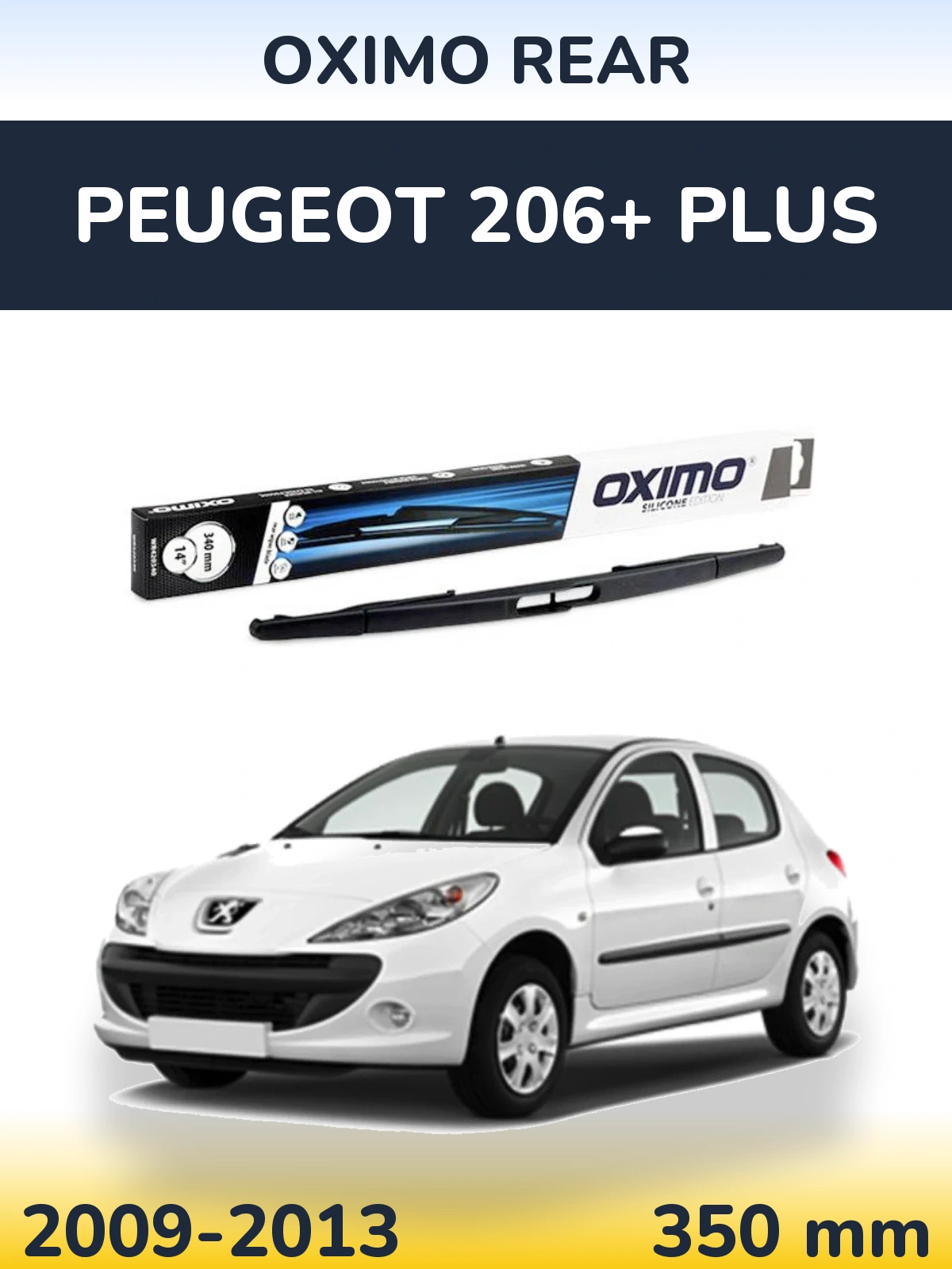Ștergătoare Oximo Rear pentru Peugeot 206+ Plus