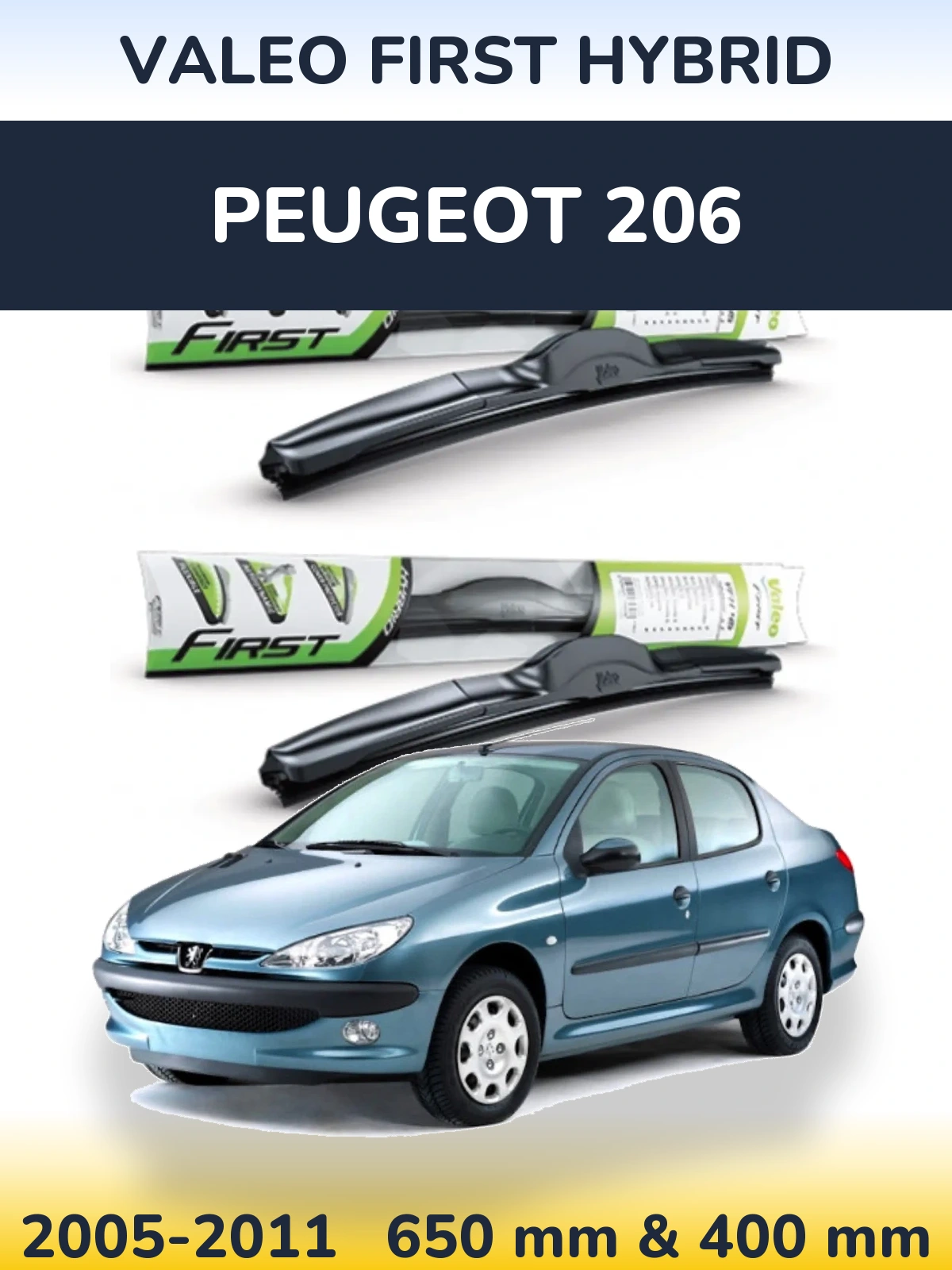 Ștergătoare Valeo First Hybrid pentru Peugeot 206