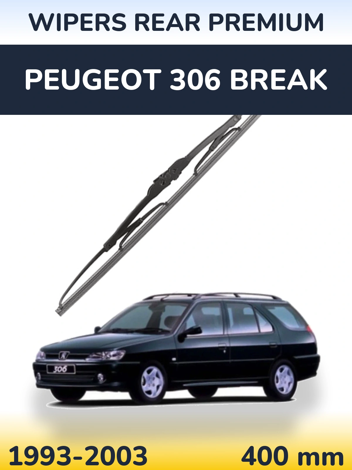Ștergătoare WIPERS REAR PREMIUM pentru Peugeot 306 Break