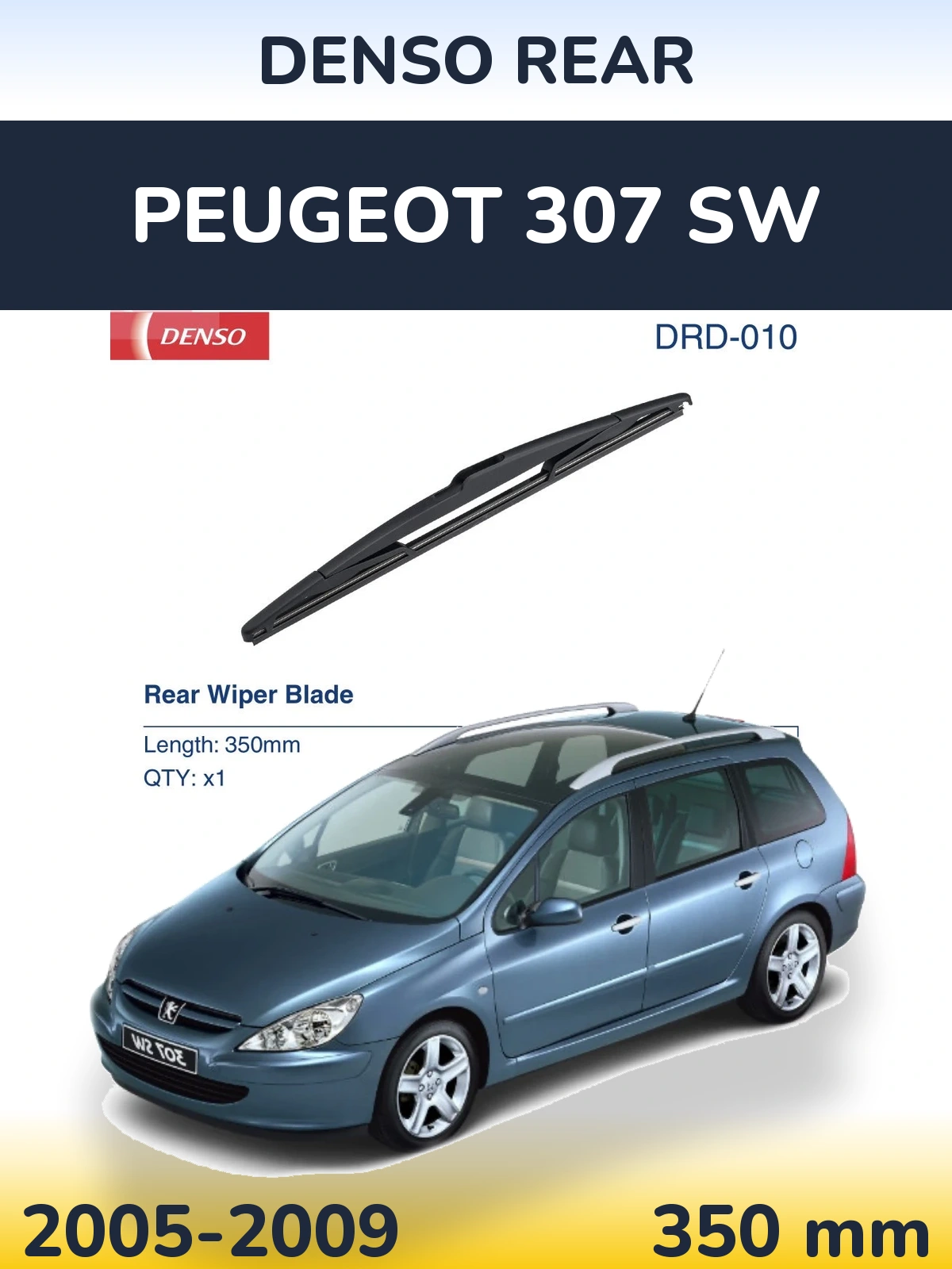 Ștergătoare Denso Rear pentru Peugeot 307 SW