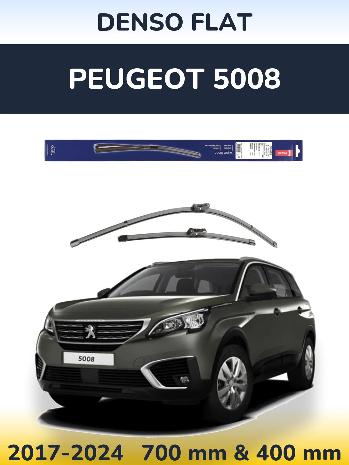 Ștergătoare Denso Flat pentru Peugeot 5008