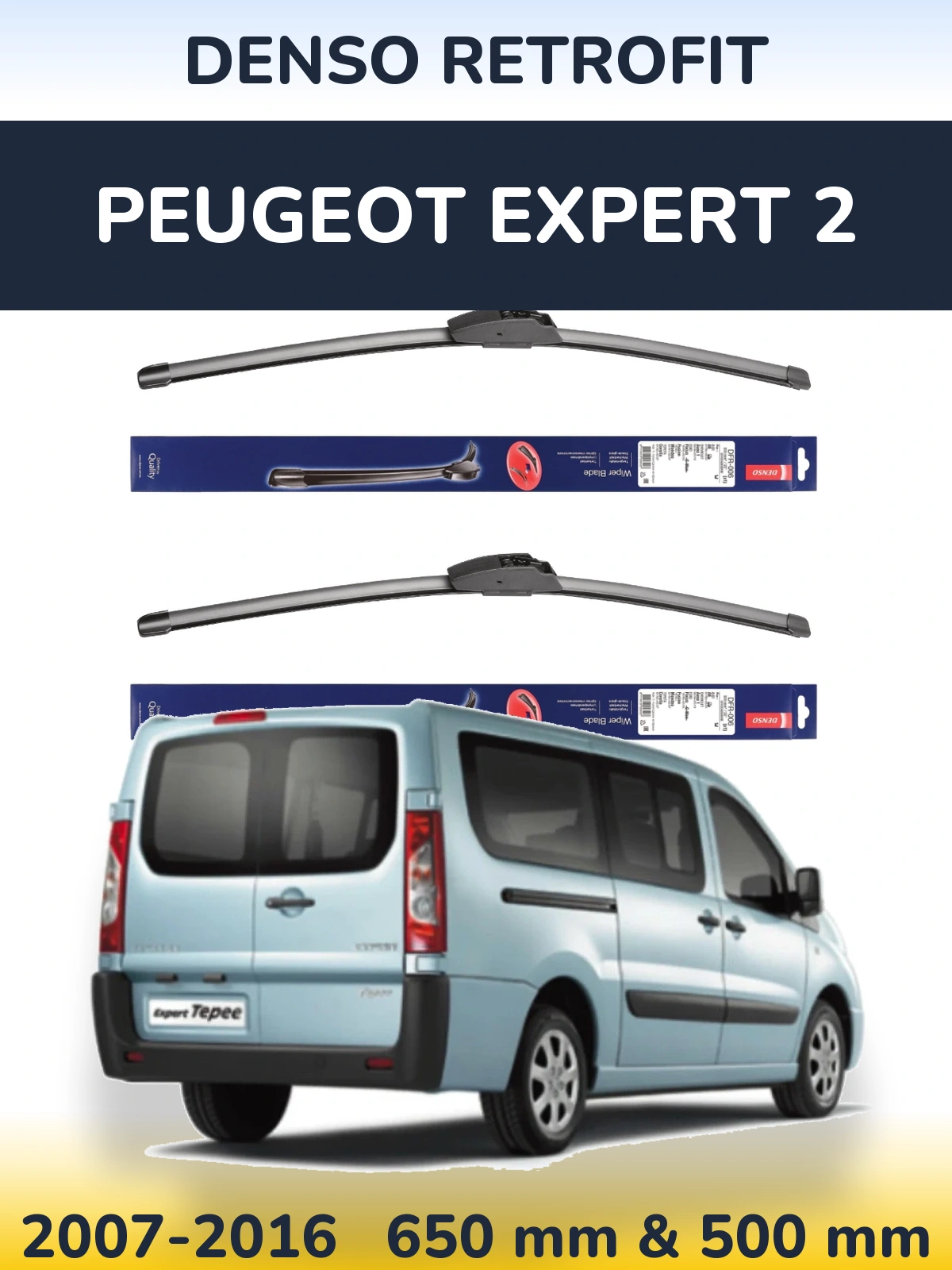 Ștergătoare Denso Retrofit pentru Peugeot Expert 2