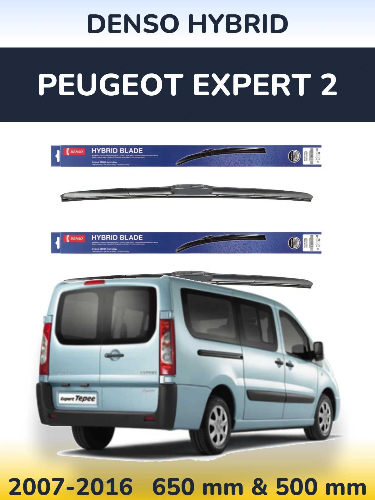 Ștergătoare Denso Hybrid pentru Peugeot Expert 2
