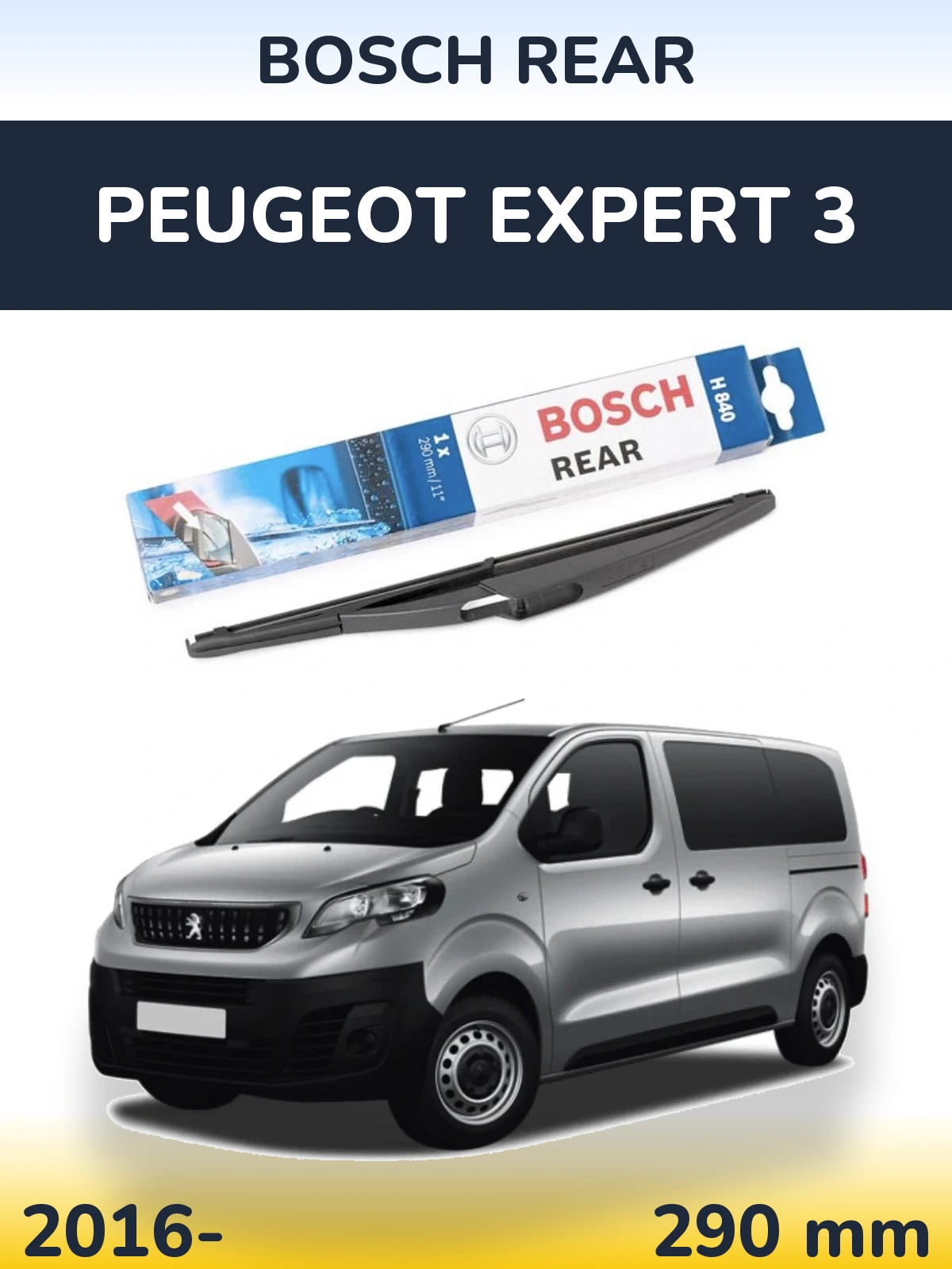 Ștergătoare BOSCH Rear pentru Peugeot Expert 3