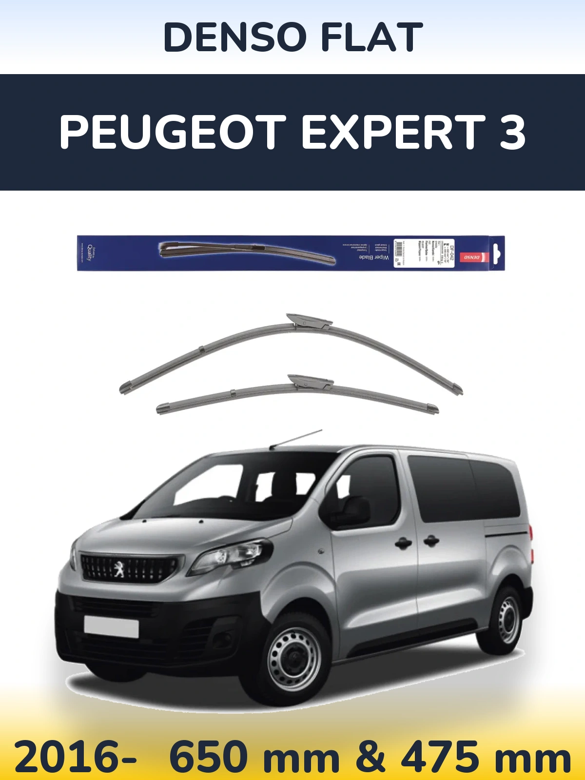 Ștergătoare Denso Flat pentru Peugeot Expert 3