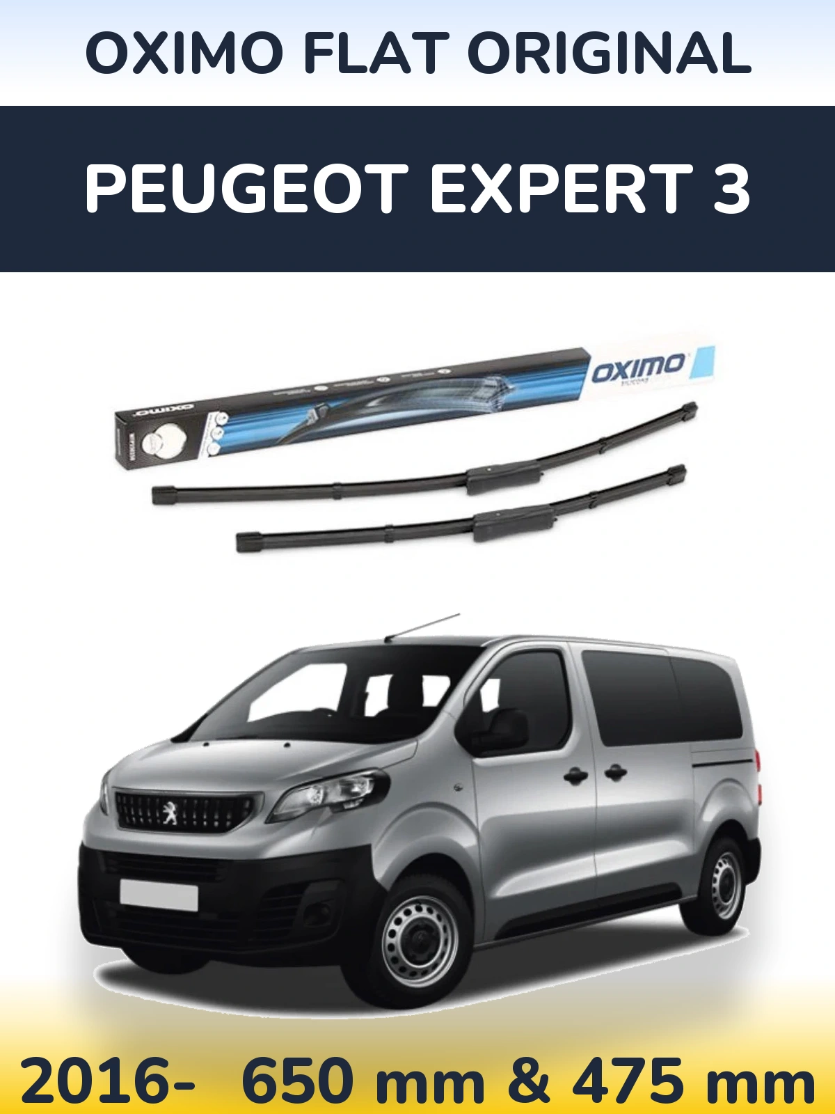 Ștergătoare Oximo Flat Original pentru Peugeot Expert 3