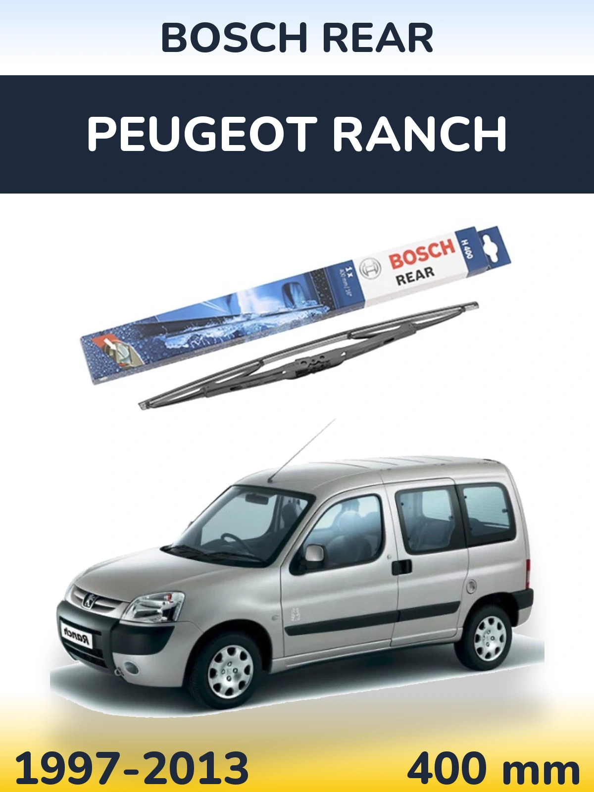 Ștergătoare BOSCH Rear pentru Peugeot Ranch