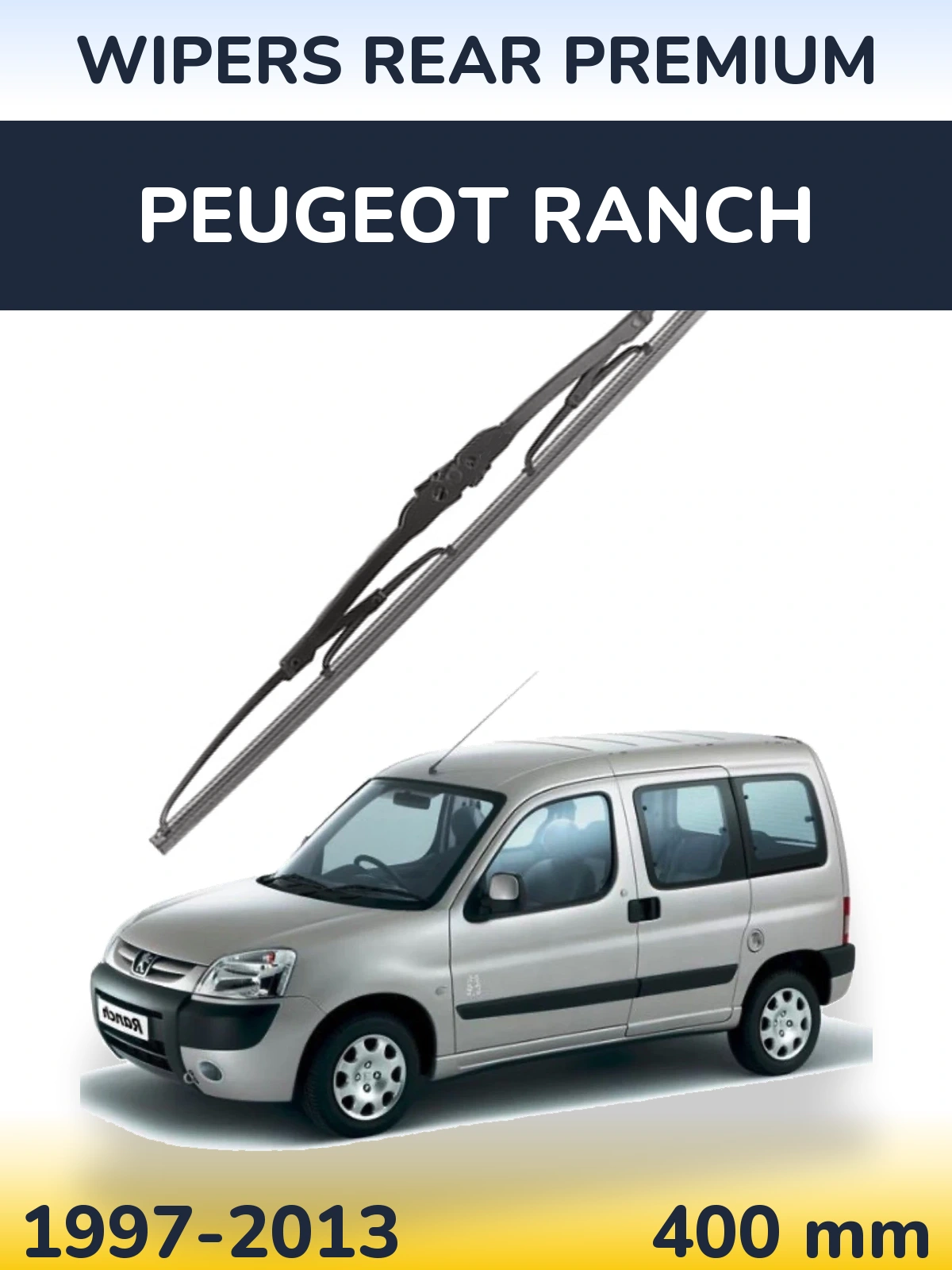 Ștergătoare WIPERS REAR PREMIUM pentru Peugeot Ranch