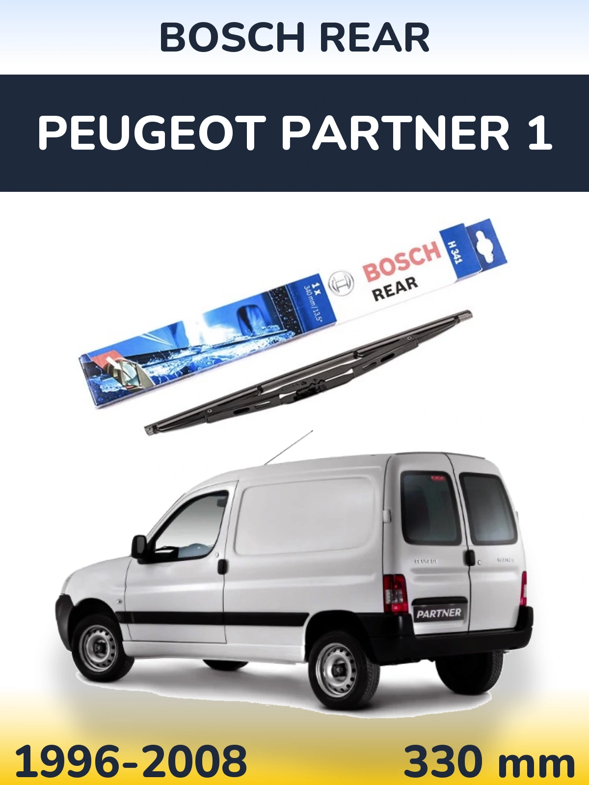 Ștergătoare BOSCH Rear pentru Peugeot Partner 1