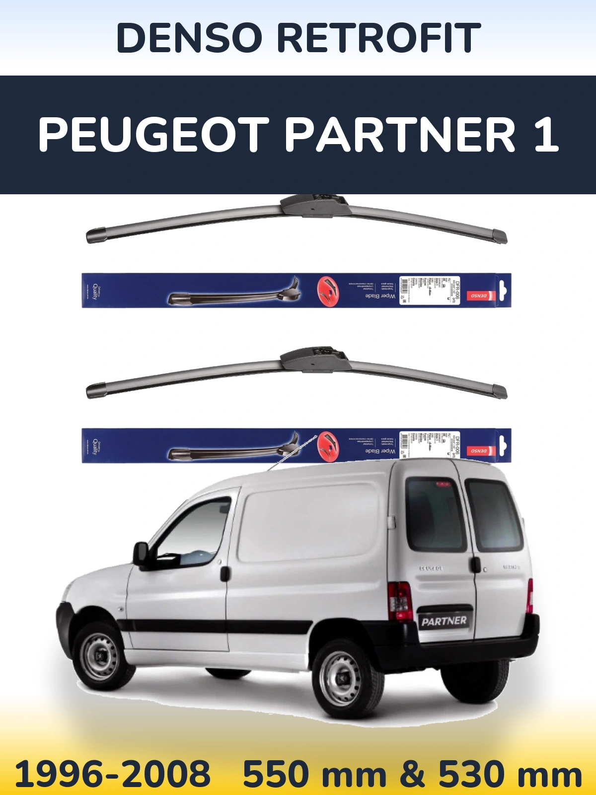 Ștergătoare Denso Retrofit pentru Peugeot Partner 1