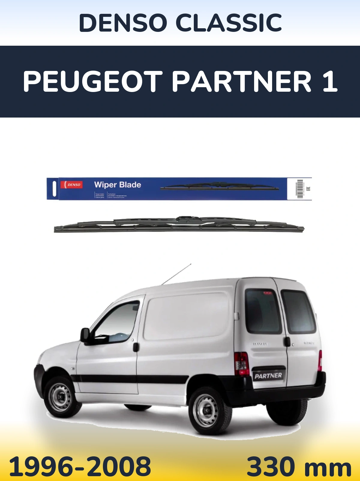 Ștergătoare Denso Classic pentru Peugeot Partner 1