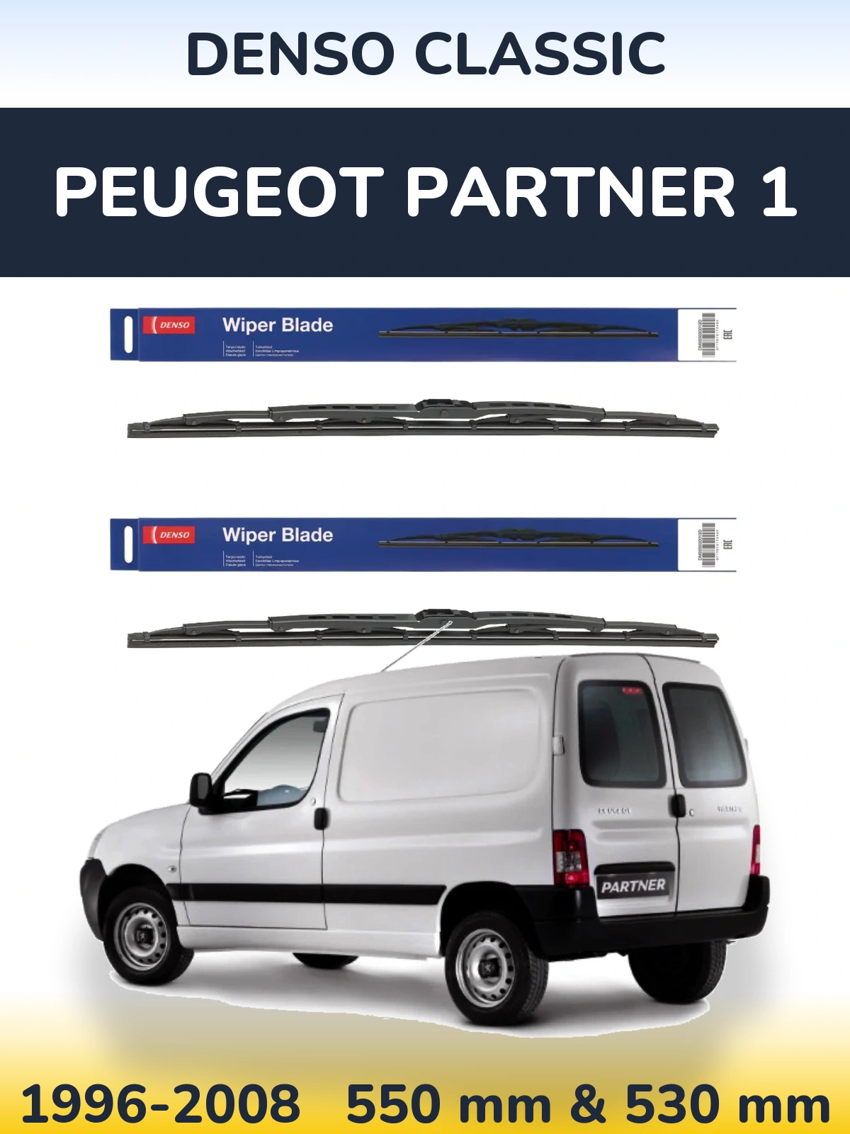 Ștergătoare Denso Classic pentru Peugeot Partner 1