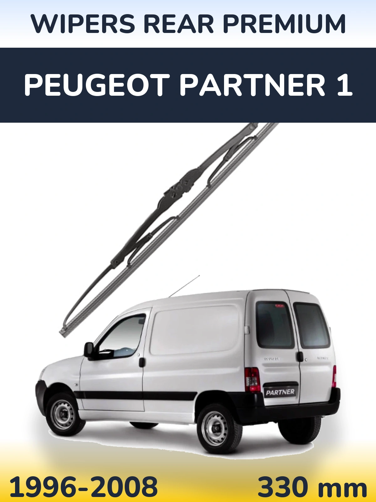 Задний дворник WIPERS REAR PREMIUM 330 мм для Peugeot Partner 1 1996-2008