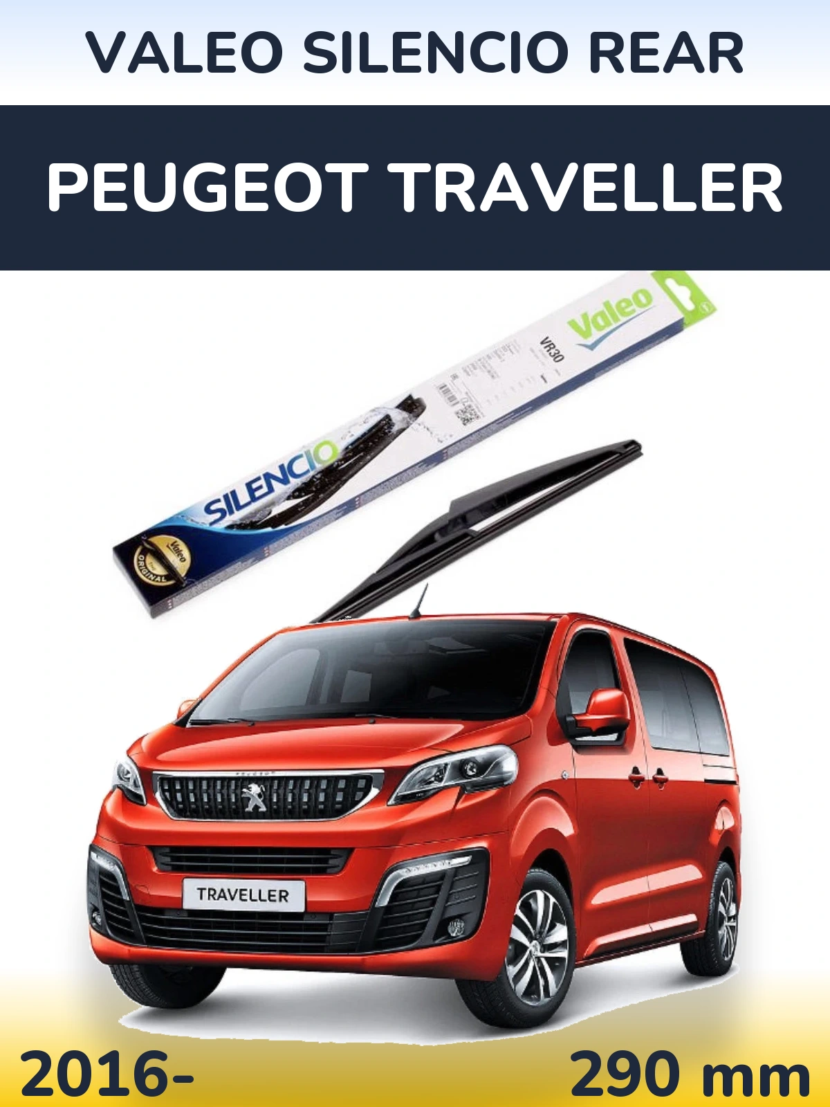Ștergătoare Valeo Silencio Rear pentru Peugeot Traveller