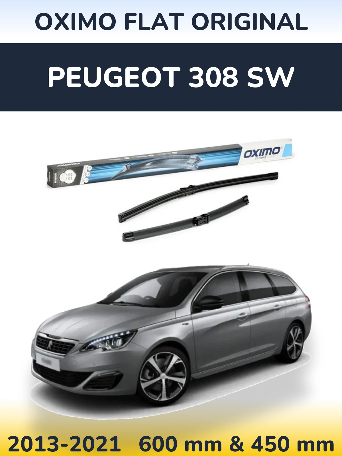 Ștergătoare Oximo Flat Original pentru Peugeot 308 SW