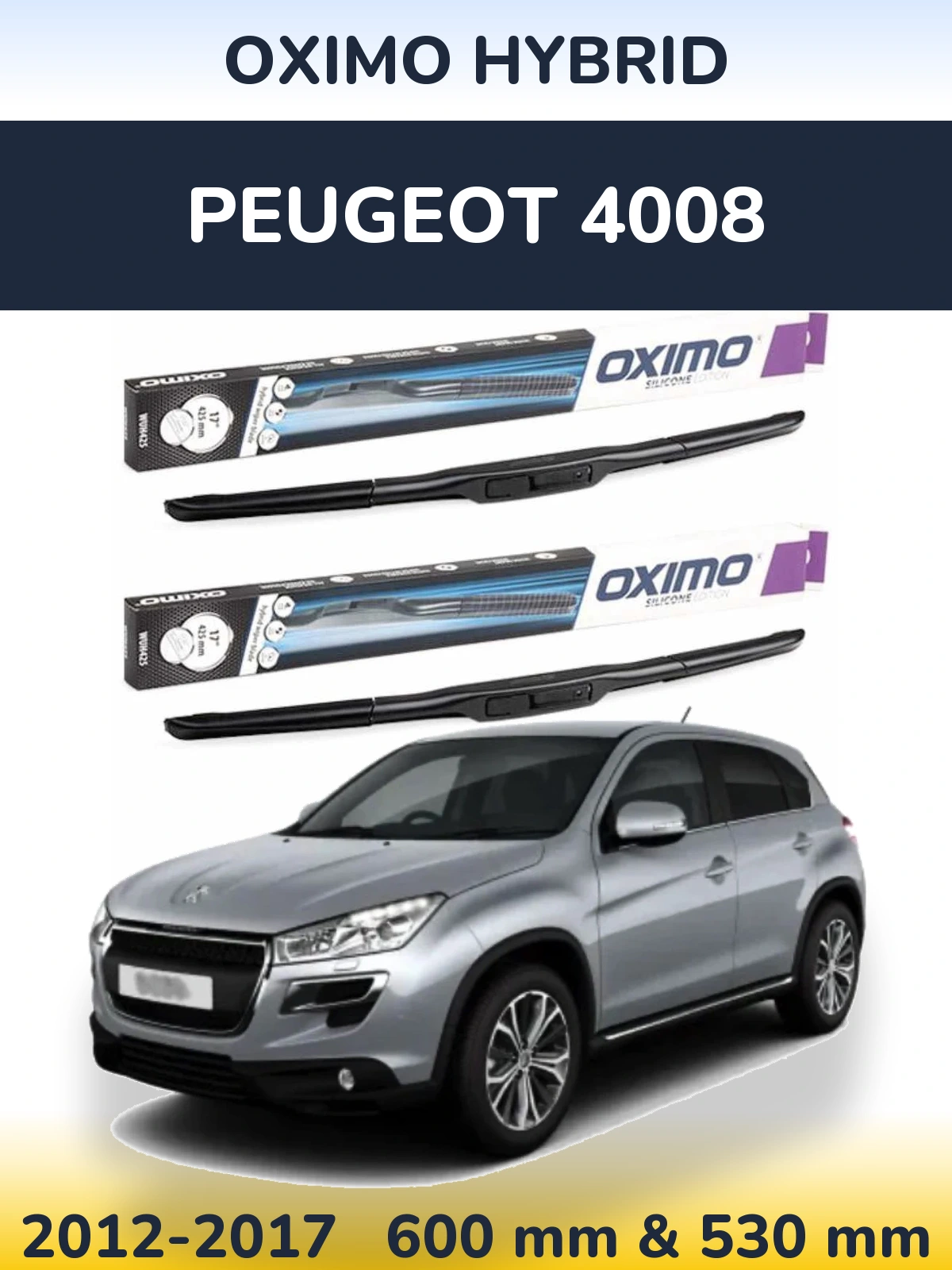 Ștergătoare Oximo Hybrid pentru Peugeot 4008