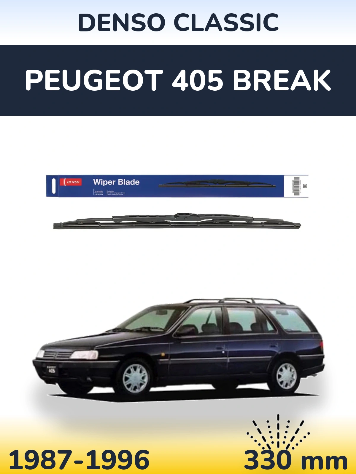 Ștergătoare Denso Classic pentru Peugeot 405 Break