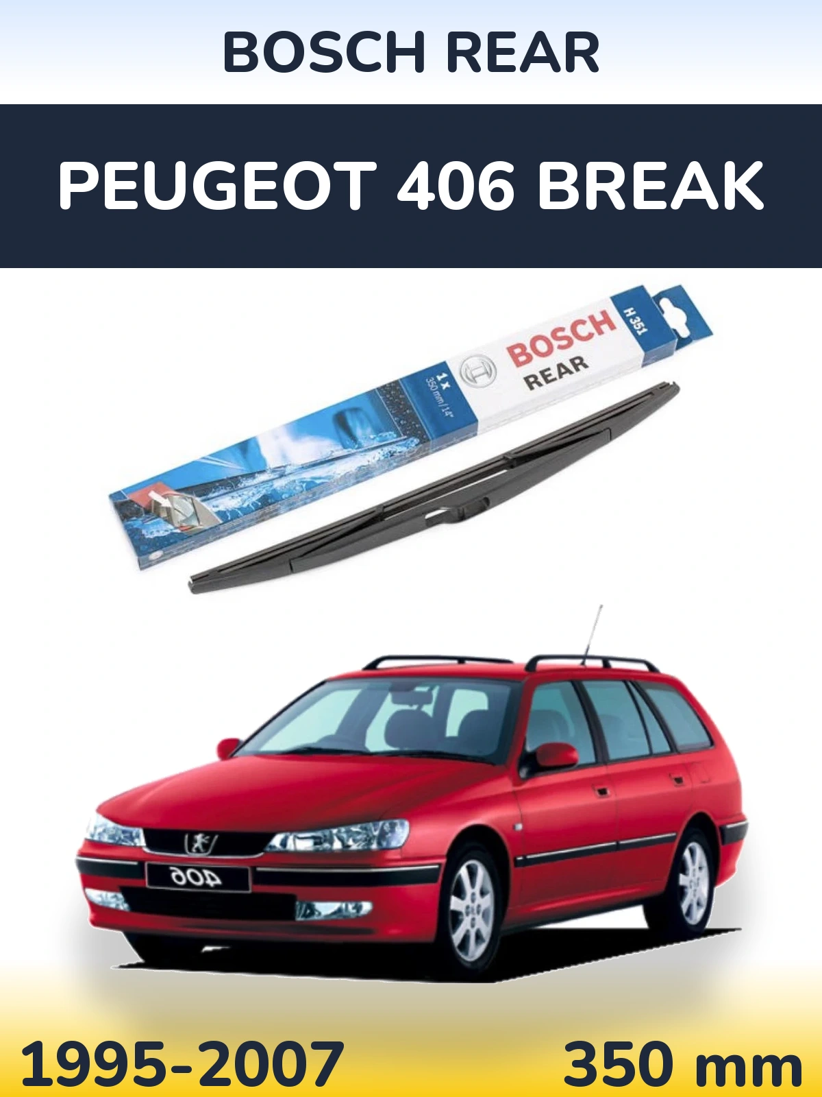 Ștergătoare BOSCH Rear pentru Peugeot 406 Break