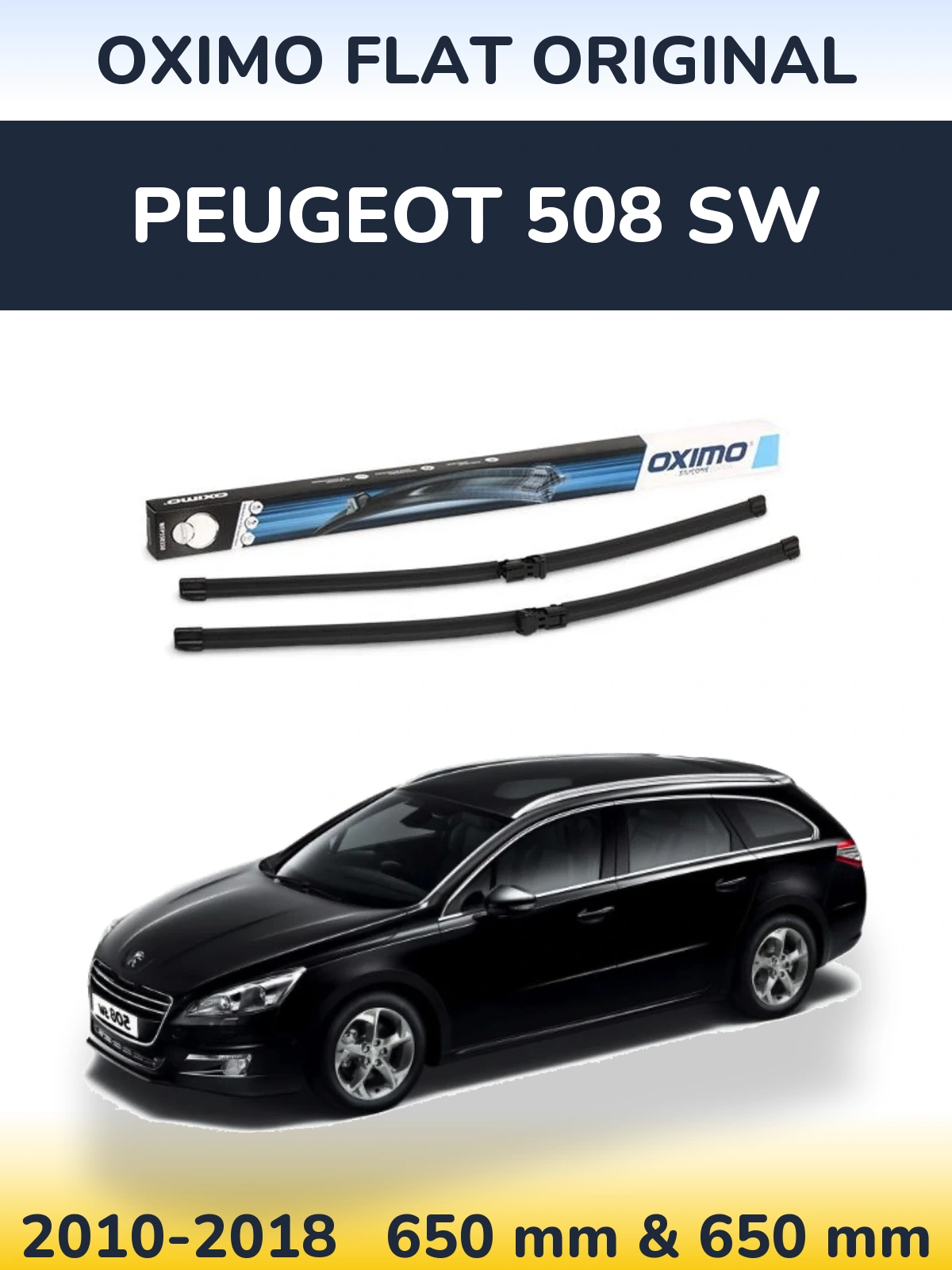Ștergătoare Oximo Flat Original pentru Peugeot 508 SW